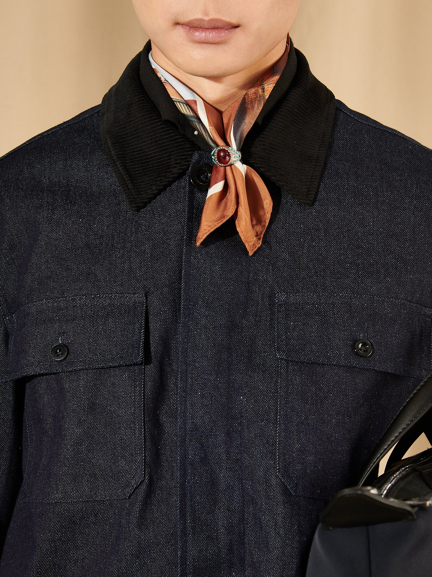 Narm Denim Jacket in Dark Wash - Image 3