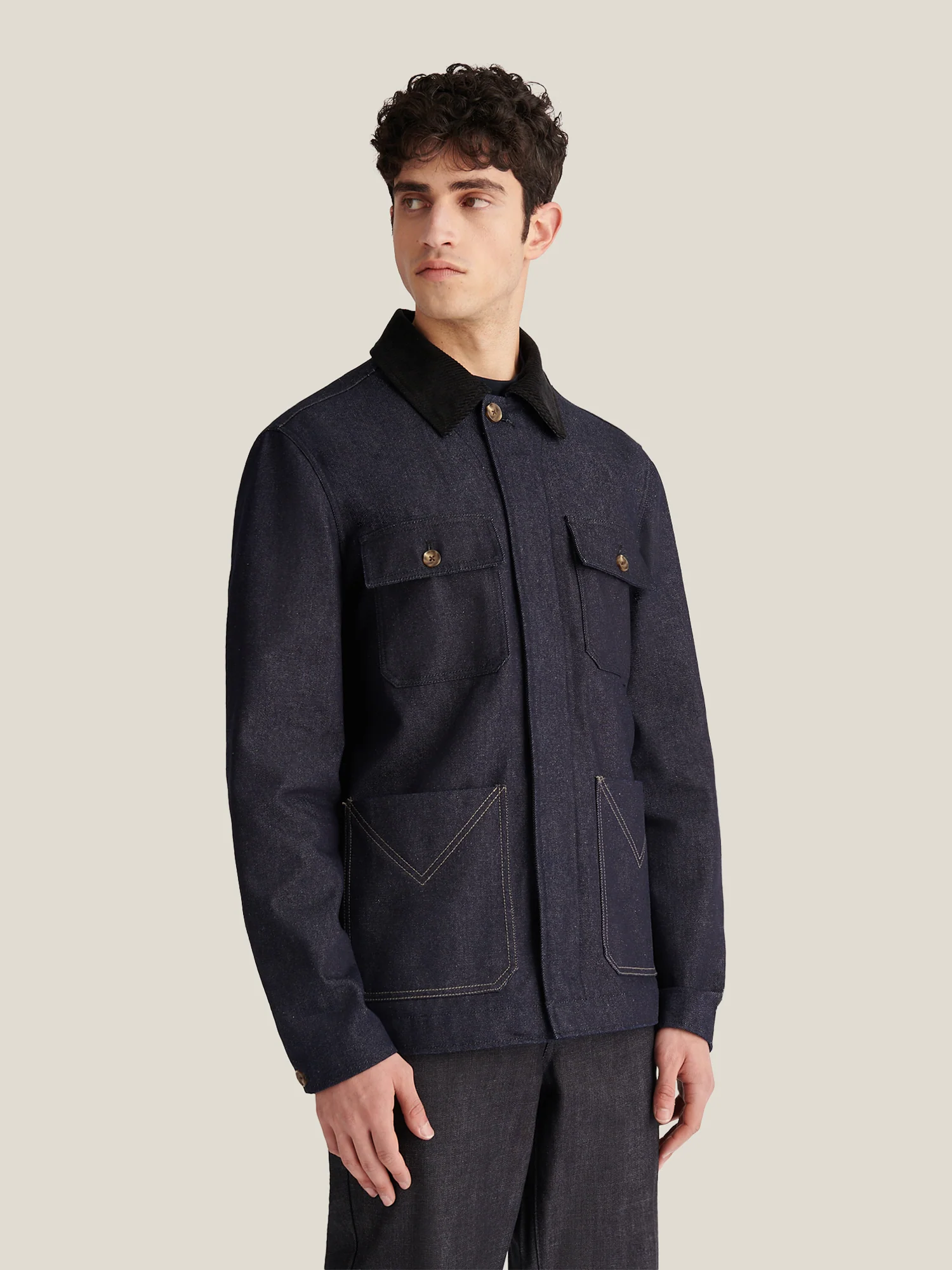 Narm Denim Jacket in Dark Wash - Image 4