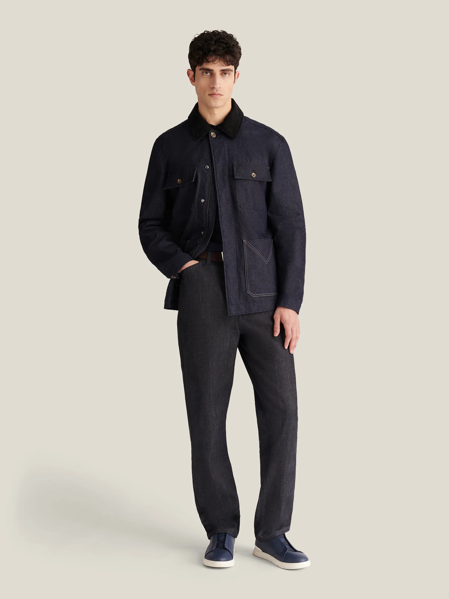 Narm Denim Jacket in Dark Wash - Image 5