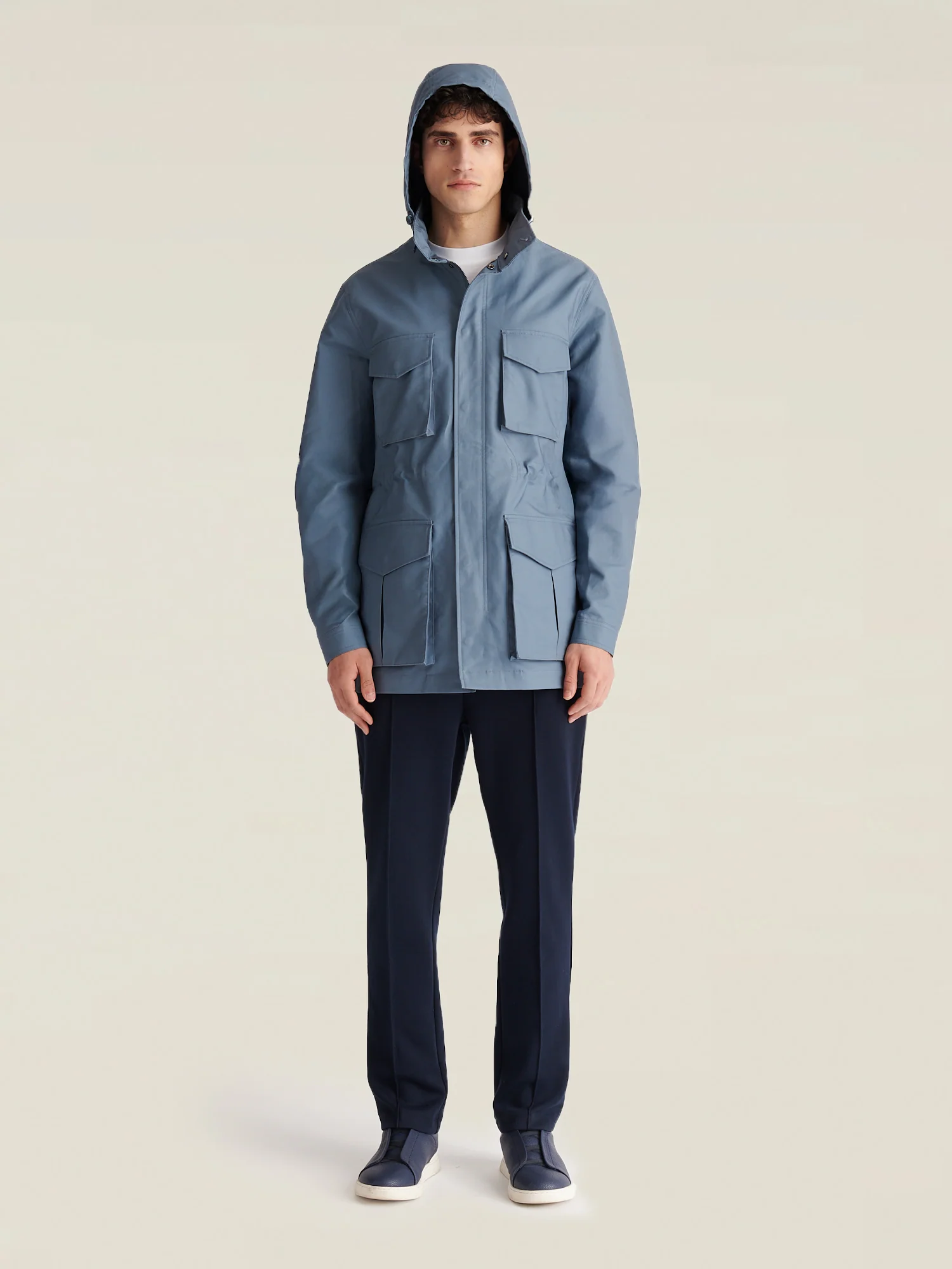 The Explorer Field Jacket in Blue Mirage - Image 10