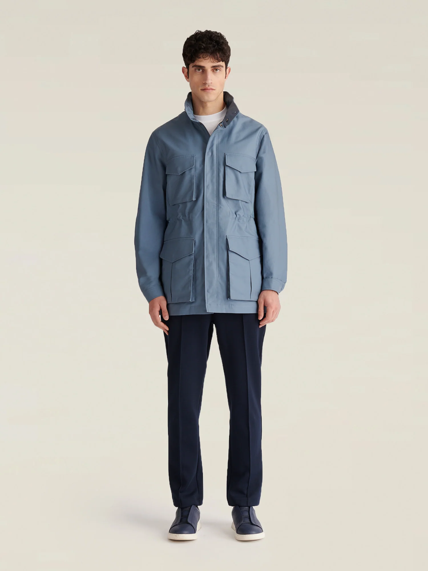 The Explorer Field Jacket in Blue Mirage - Image 4