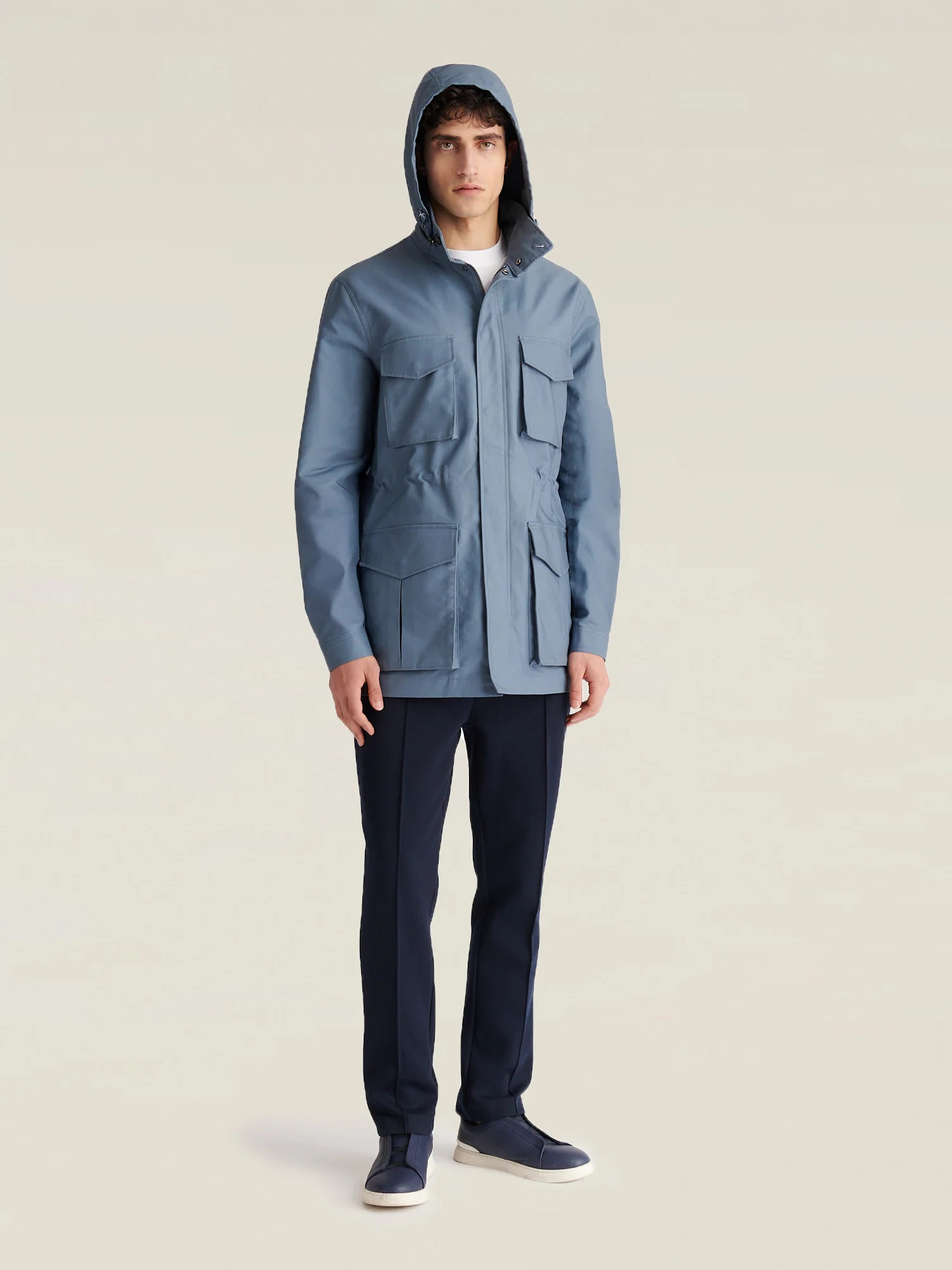 The Explorer Field Jacket in Blue Mirage - Image 7