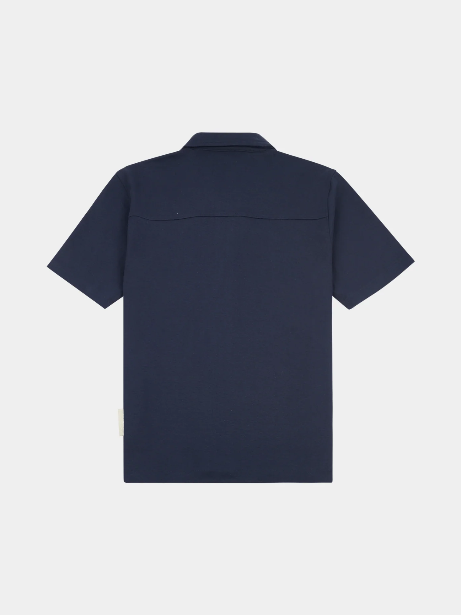 Jersey Revere Shirt in Dark Sapphire Navy - Image 3