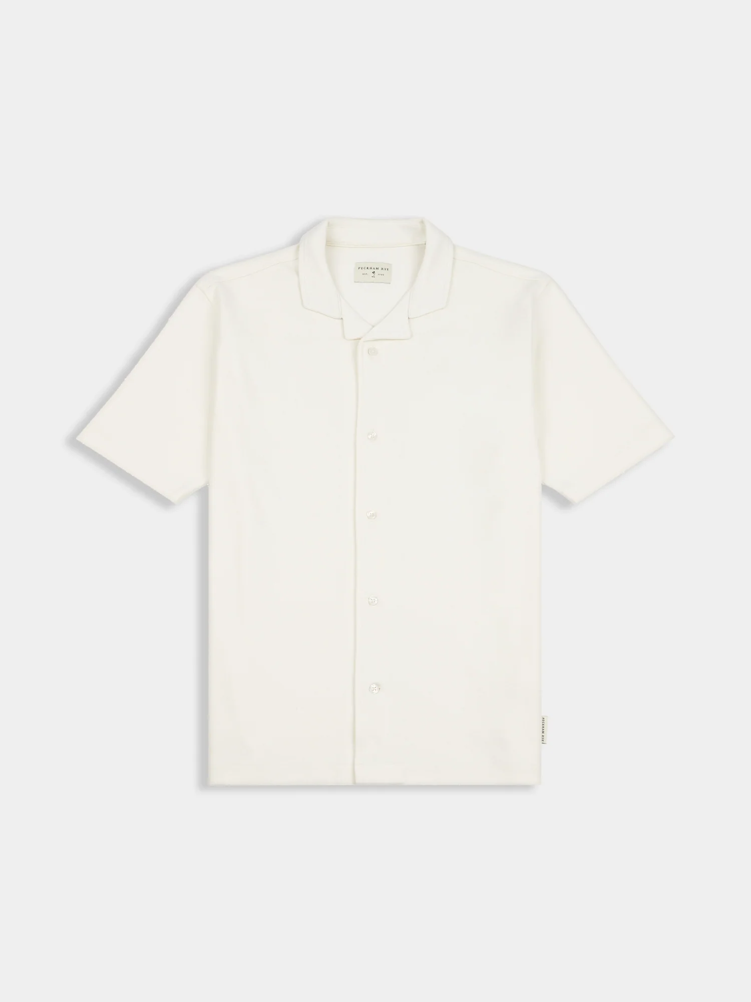Jersey Revere Shirt in Egret - Image 2