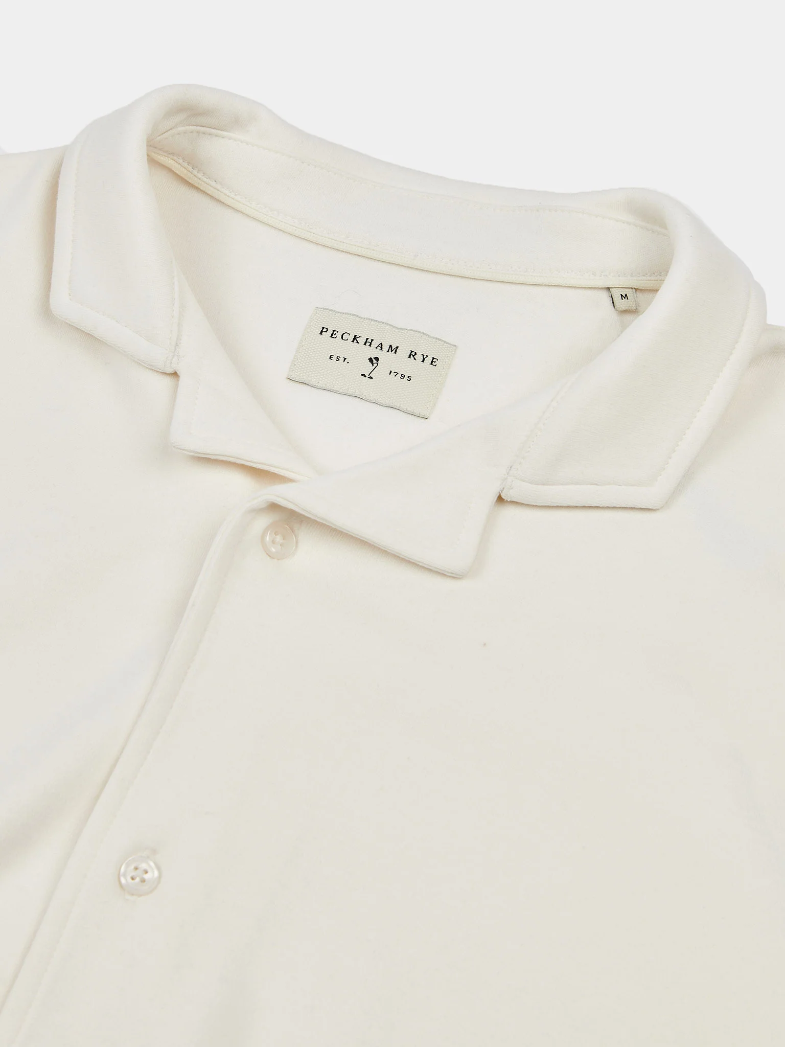 Jersey Revere Shirt in Egret - Image 7