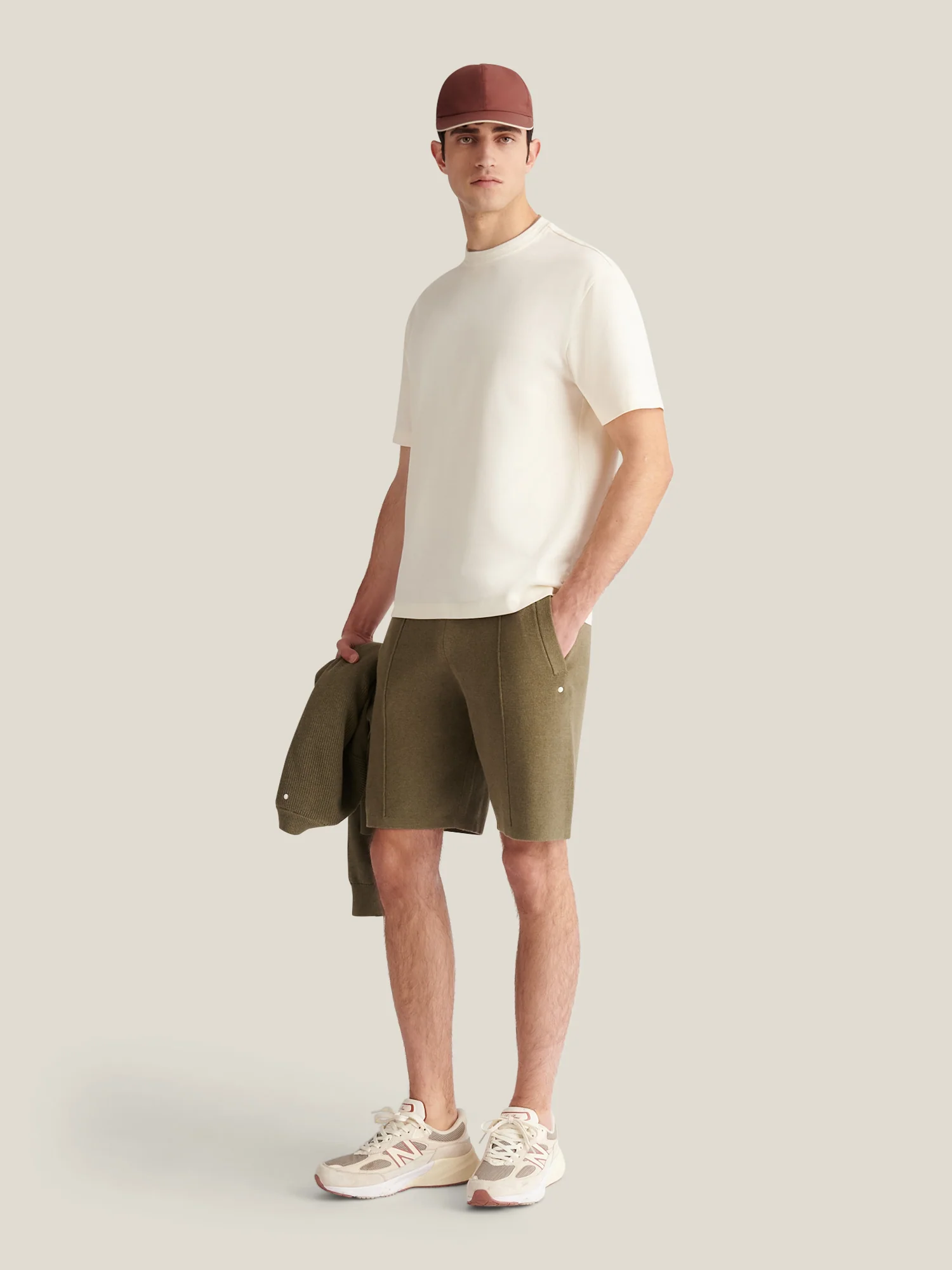 Milano Knit Short in Tea Leaf - Image 3