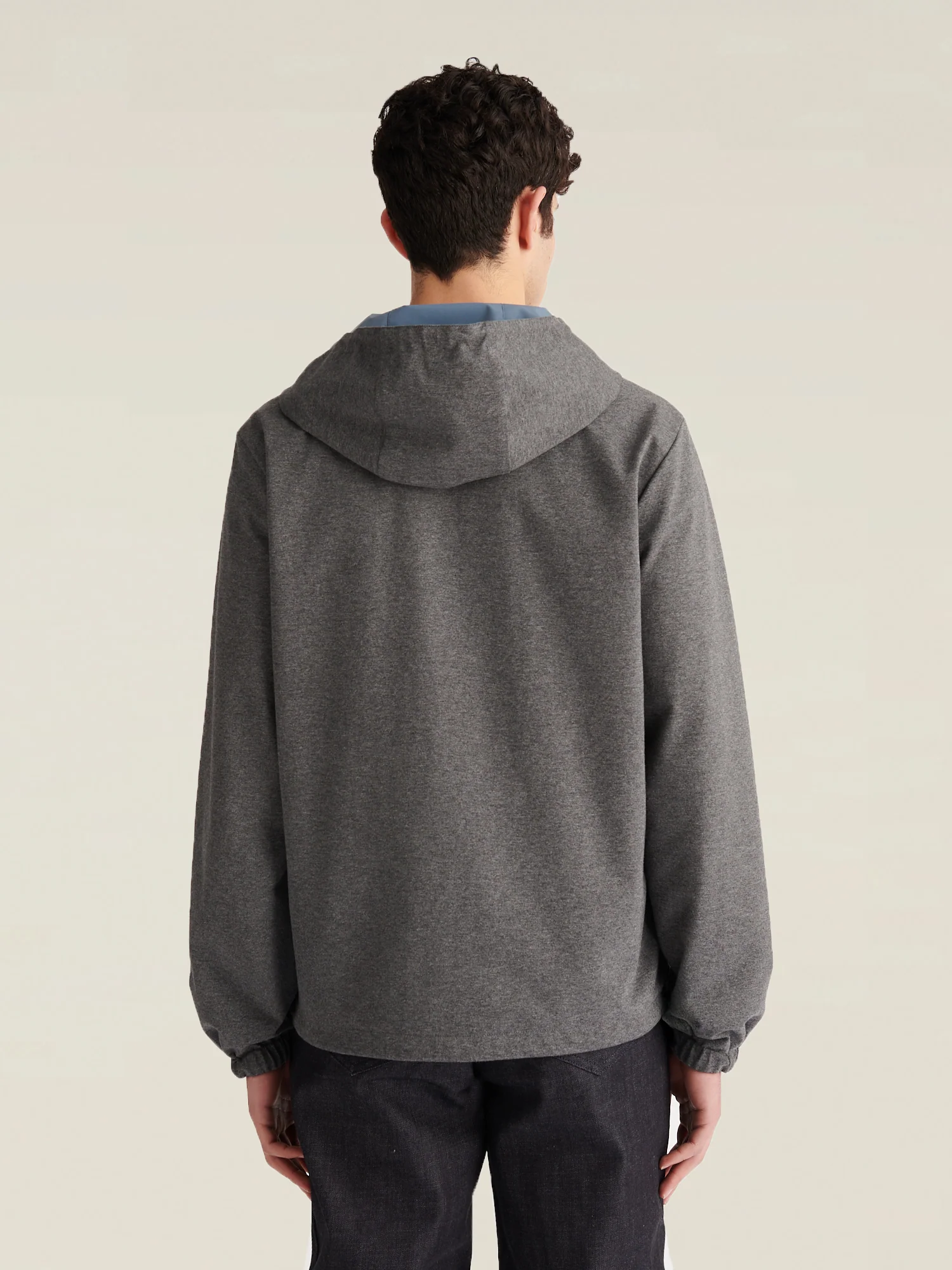Sloane Reversible Hooded Jacket in Blue Mirage - Image 11