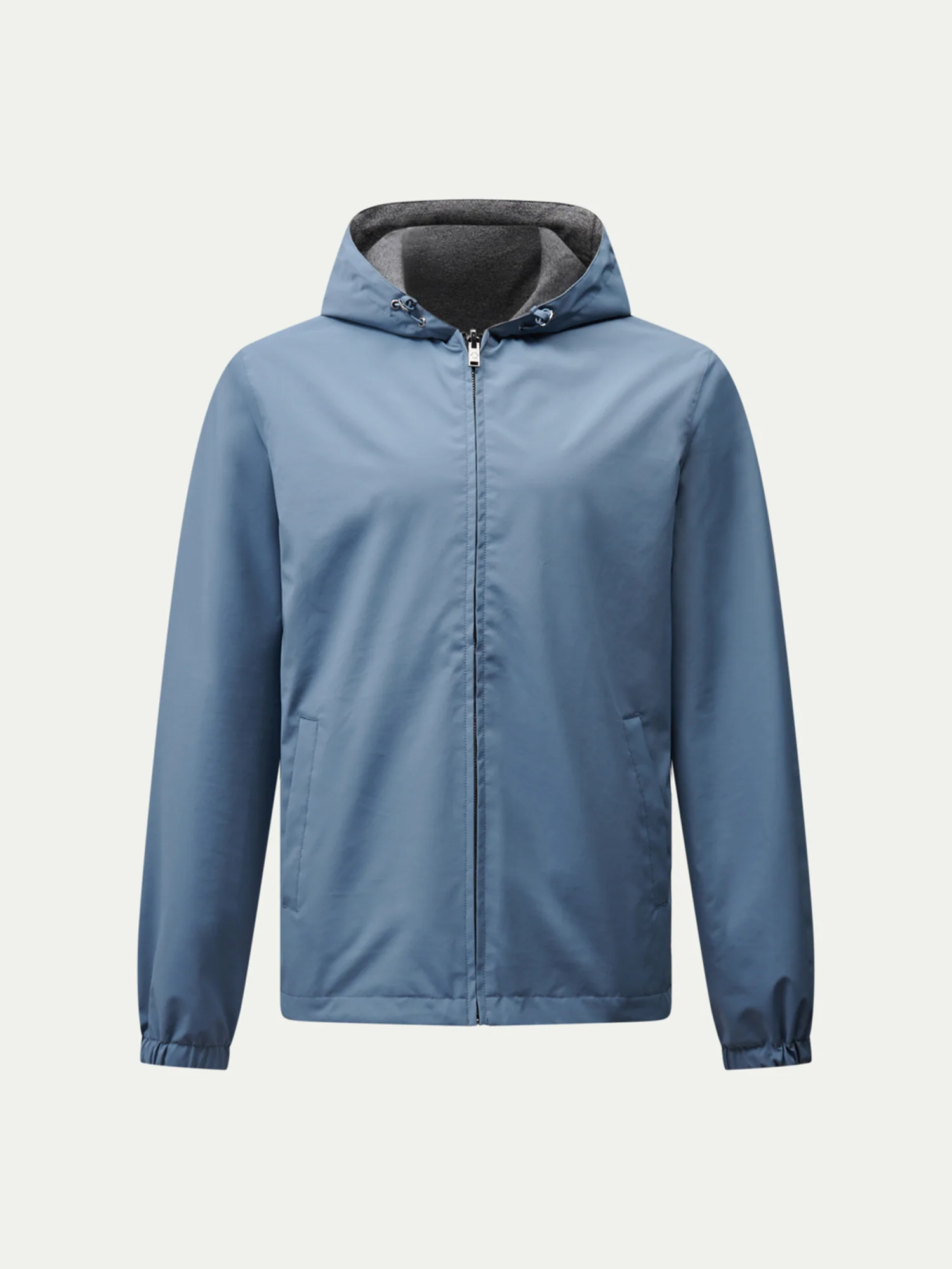 Sloane Reversible Hooded Jacket in Blue Mirage - Image 12
