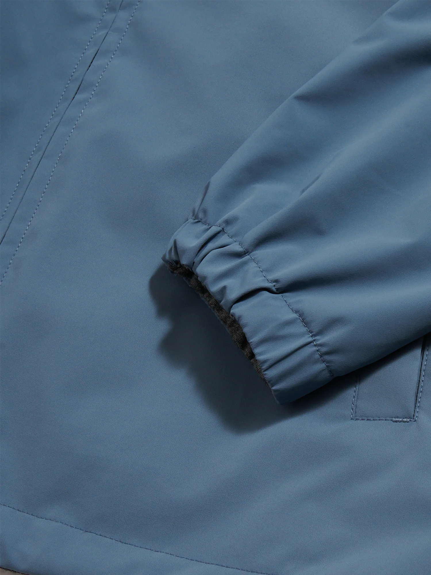 Sloane Reversible Hooded Jacket in Blue Mirage - Image 17