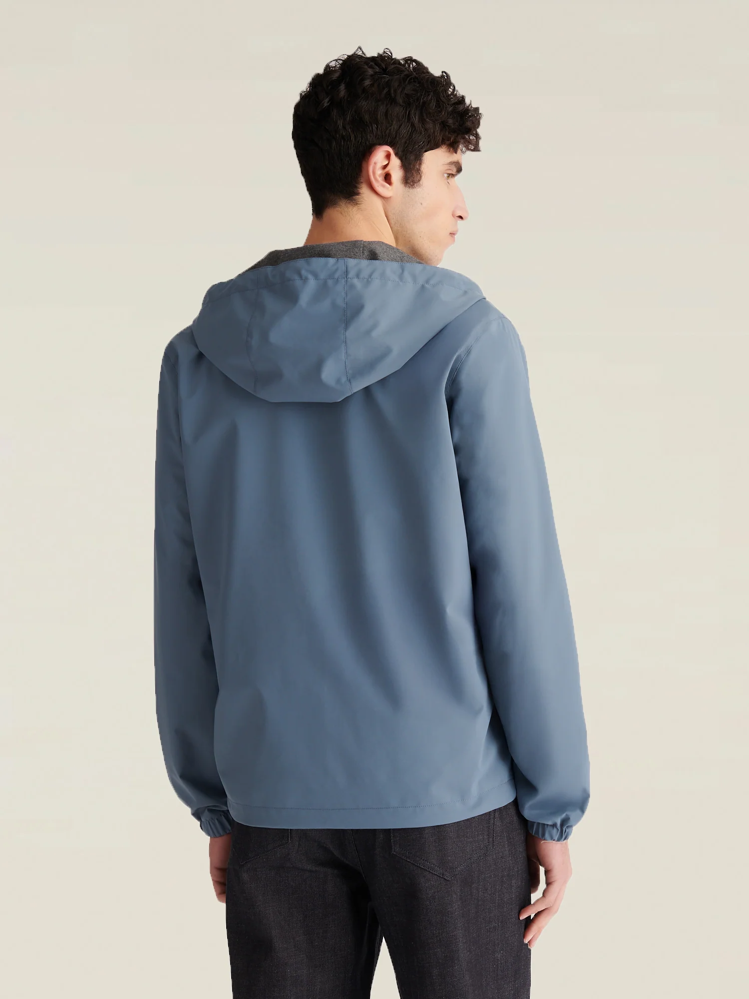 Sloane Reversible Hooded Jacket in Blue Mirage - Image 4