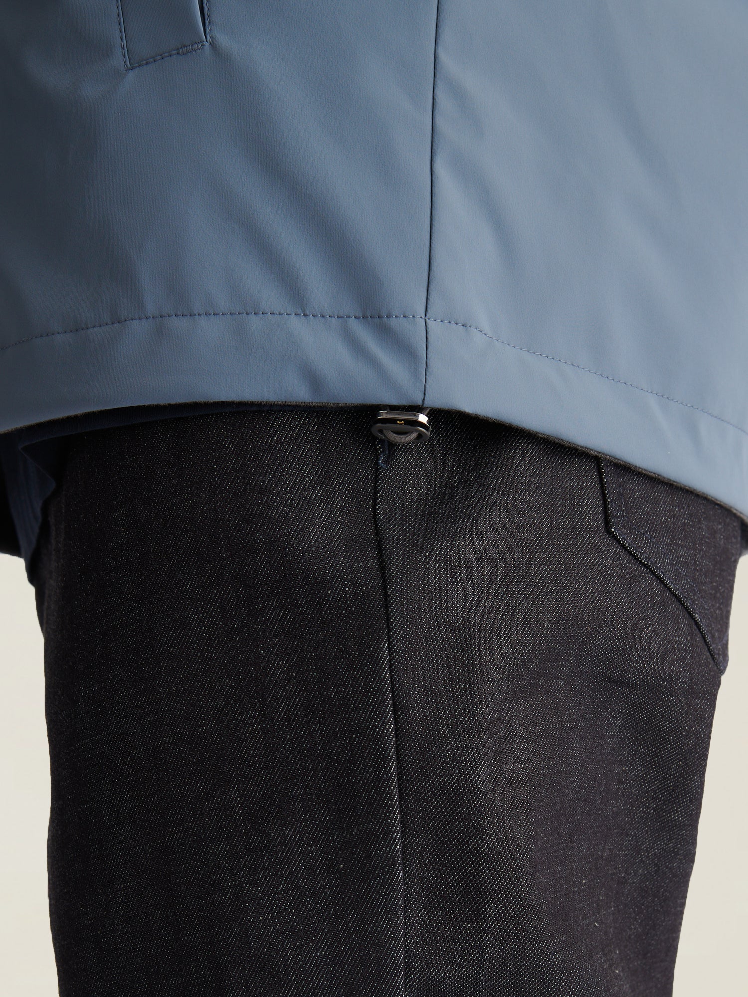 Sloane Reversible Hooded Jacket in Blue Mirage - Image 5