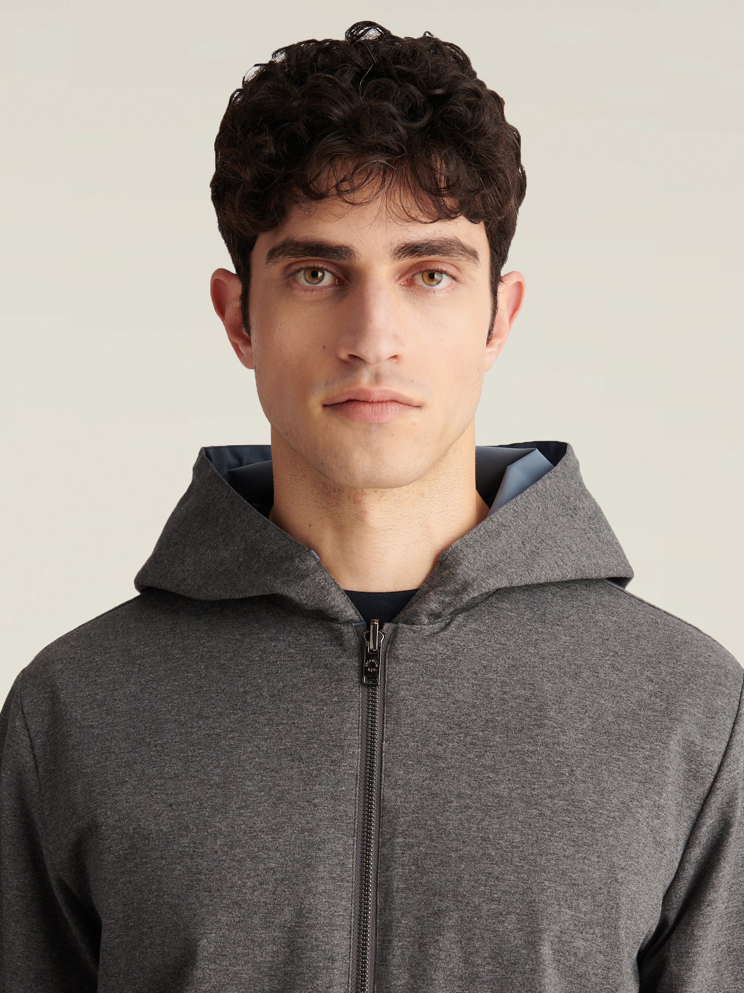 Sloane Reversible Hooded Jacket in Blue Mirage - Image 8