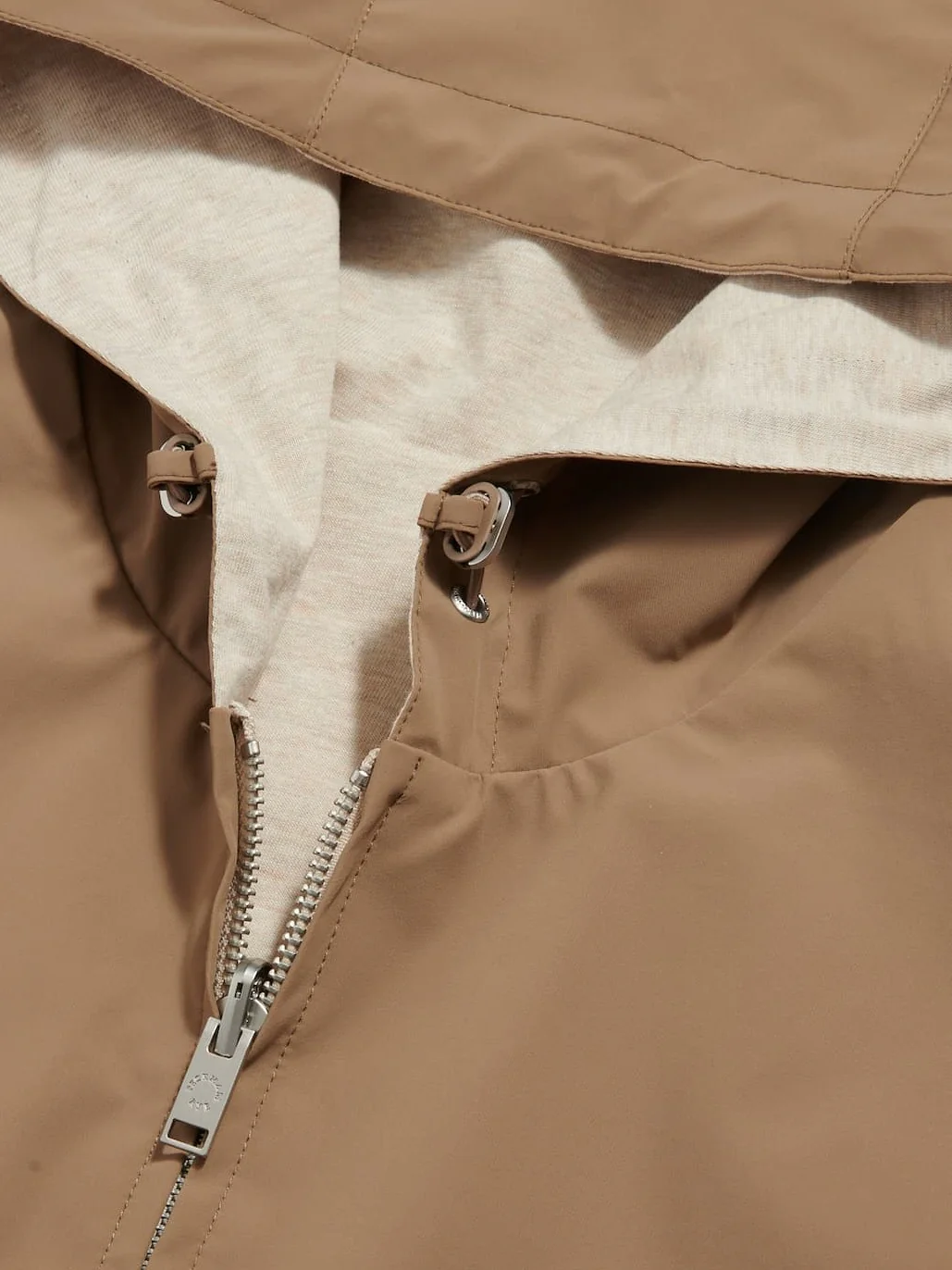Sloane Reversible Hooded Jacket in Caribou - Image 16