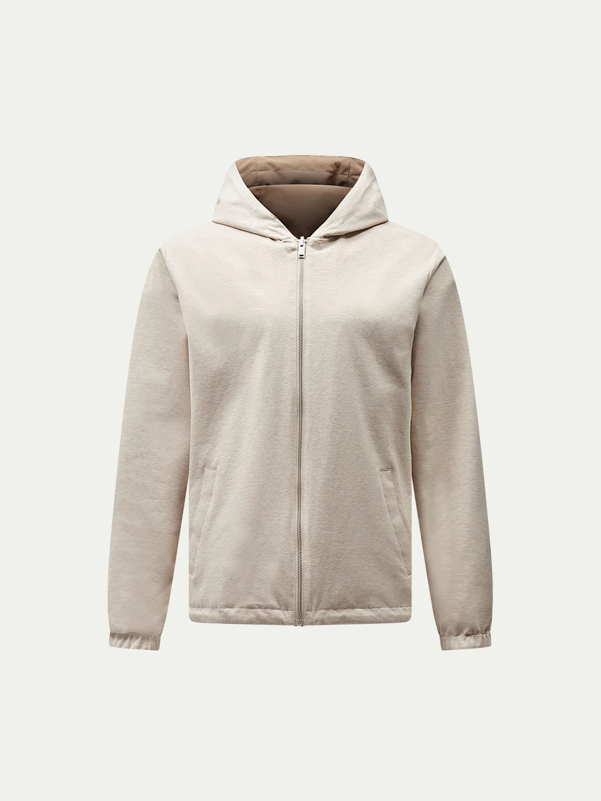 Sloane Reversible Hooded Jacket in Caribou - Image 18