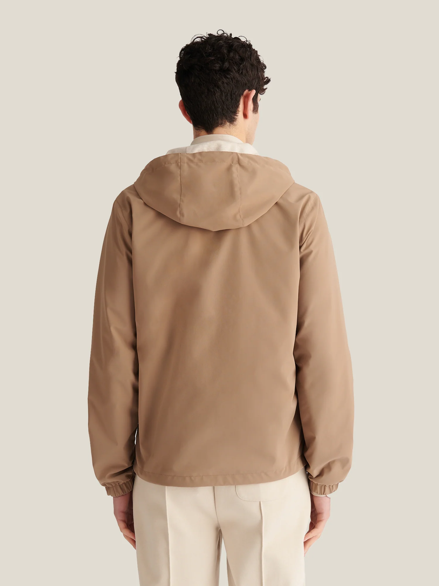 Sloane Reversible Hooded Jacket in Caribou - Image 4