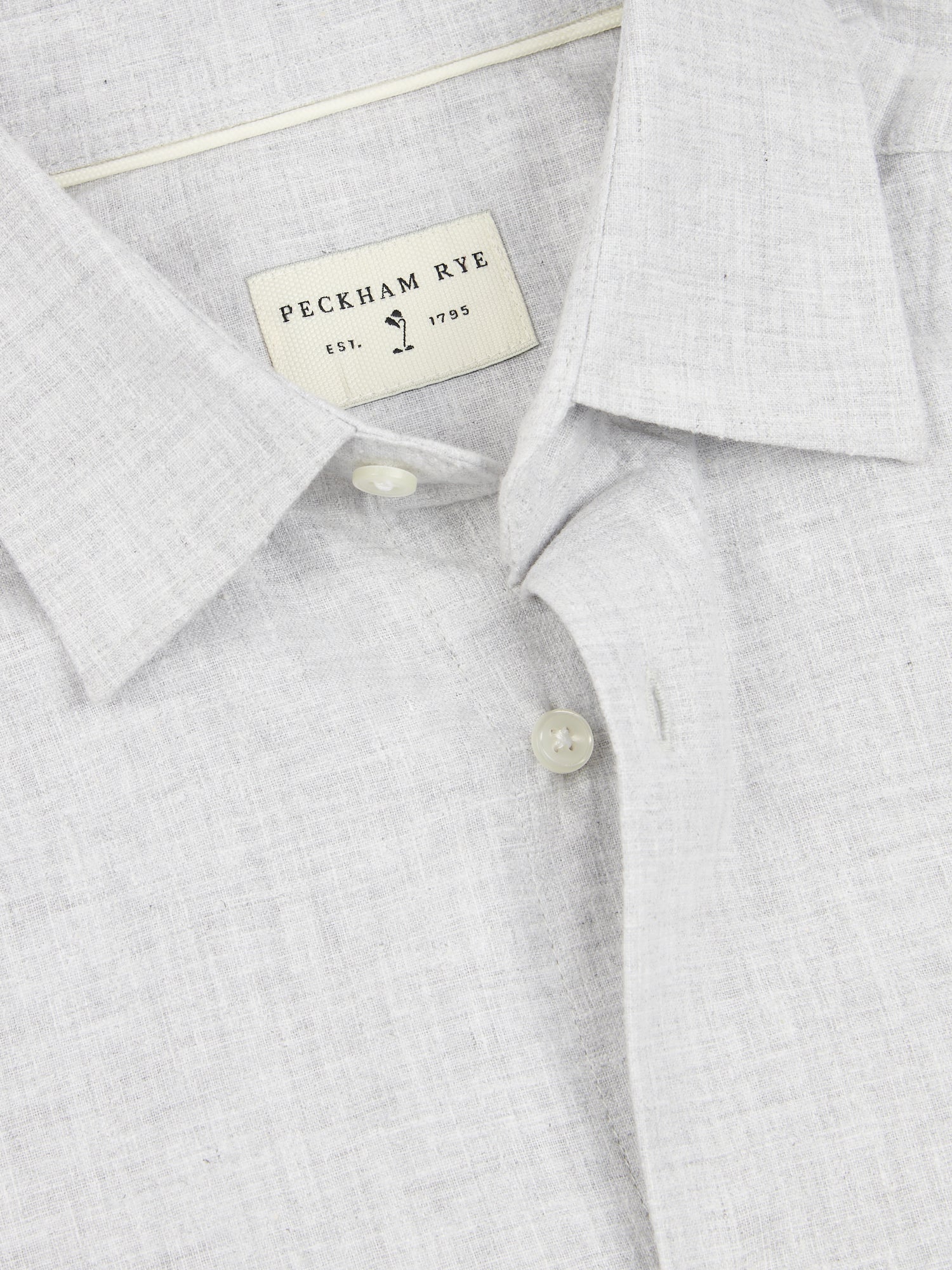 Cotton Blend Shirt in Luna Rock - Image 2