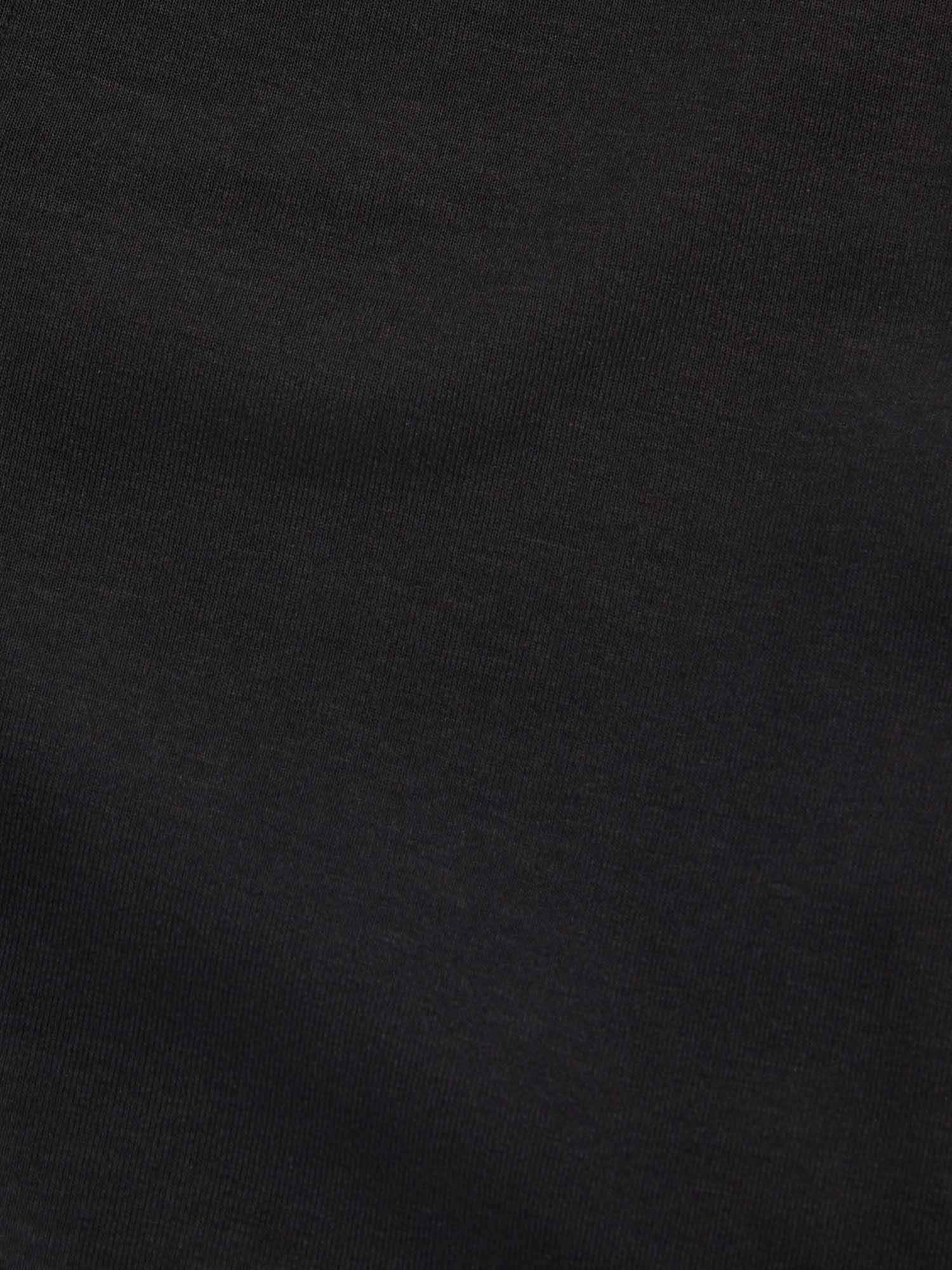 Jersey Interlock Zip Funnel Sweat in Black - Image 10