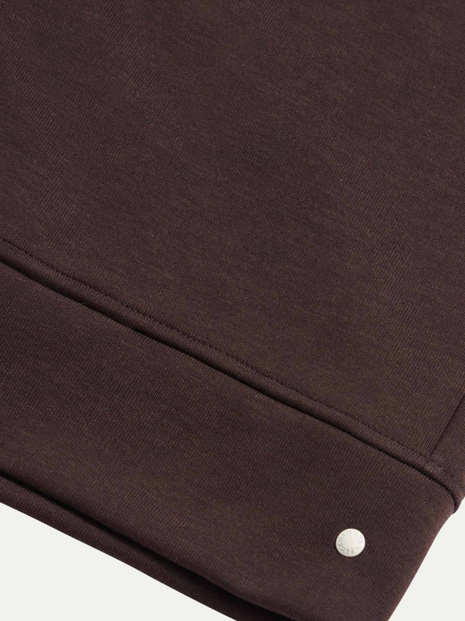 Jersey Interlock Zip Funnel Sweat in Java - Image 9