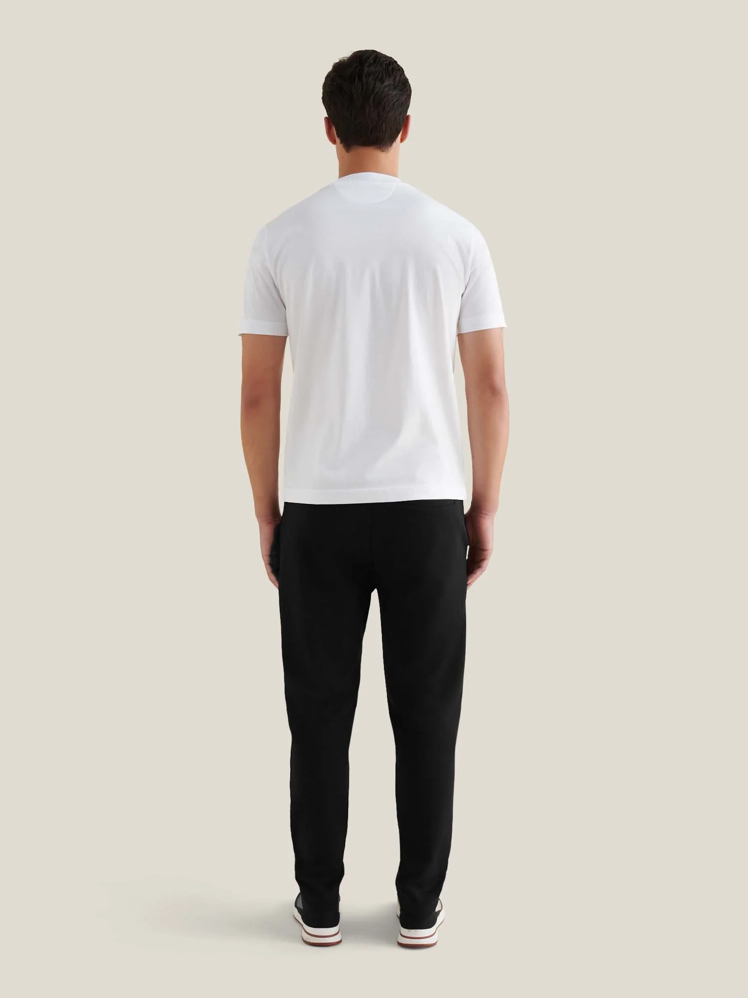 Jersey Interlock Jogger in Black - Image 4