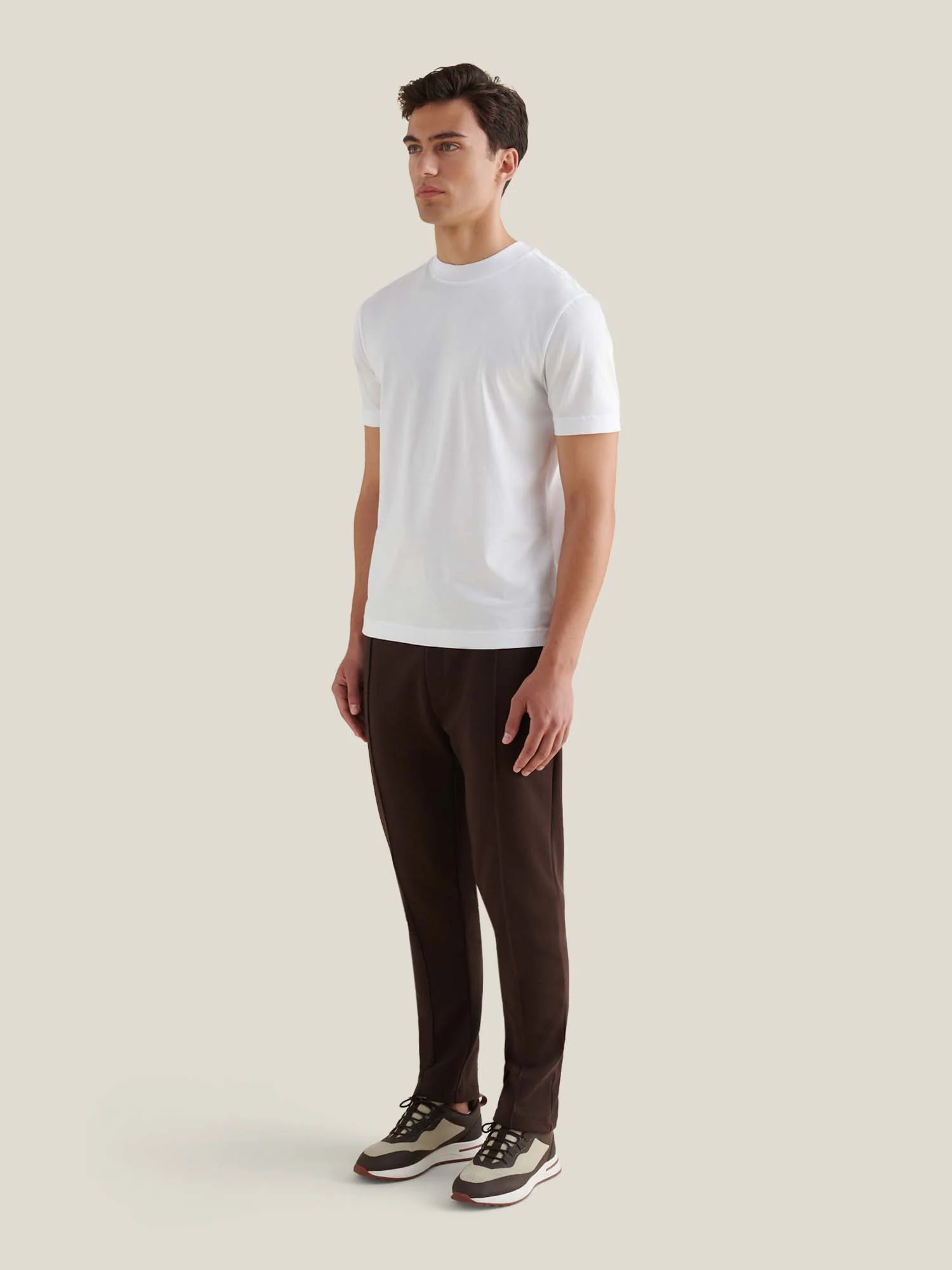 Jersey Interlock Jogger in Java - Image 3