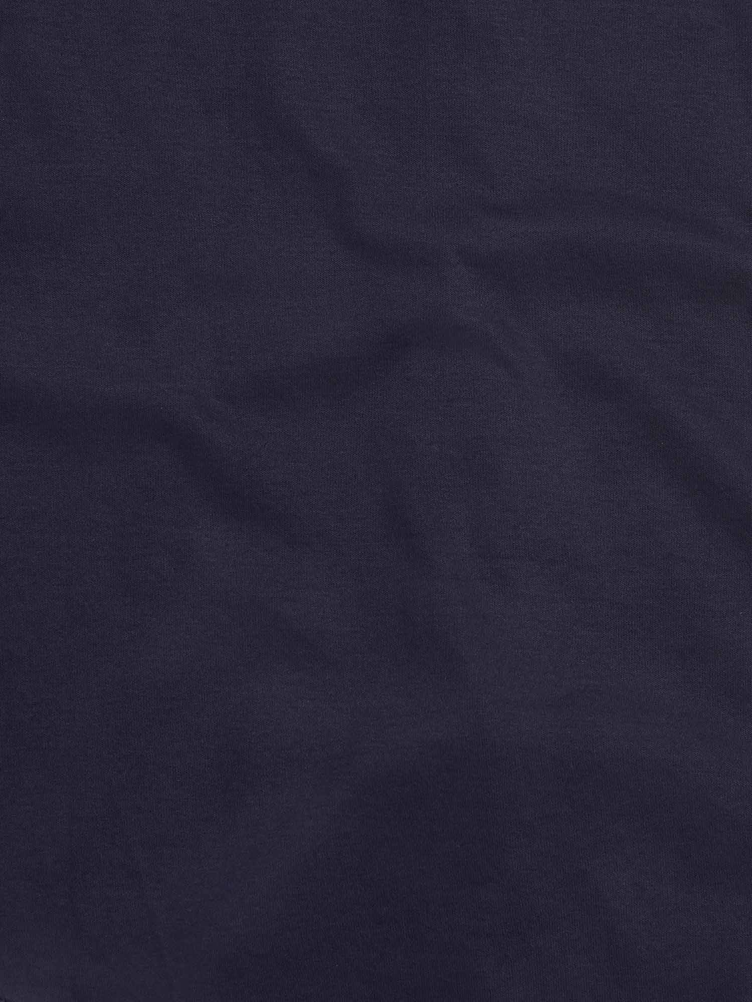 Jersey Hidden-Button Shirt in Dark Sapphire Navy - Image 9