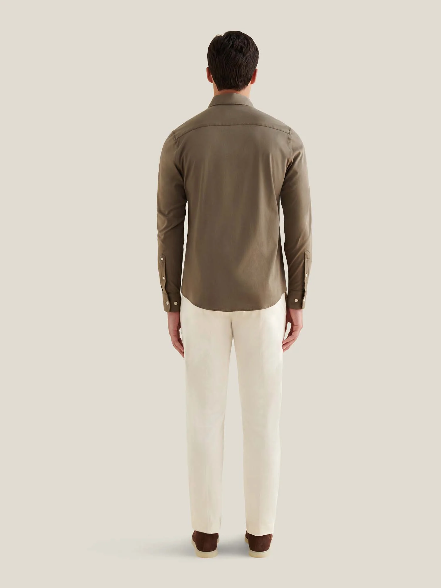 Jersey Hidden-Button Shirt in Sea Turtle - Image 4