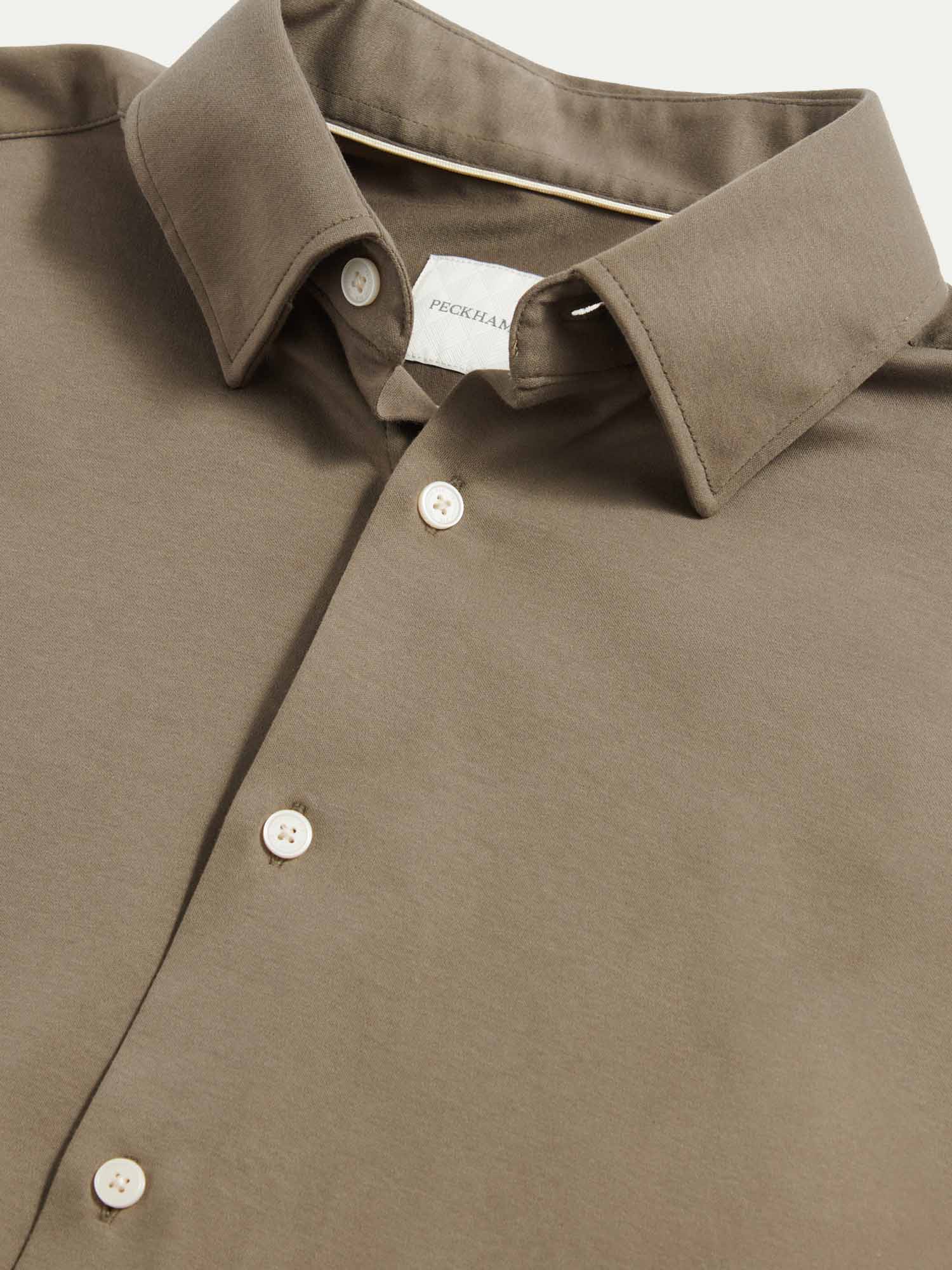 Jersey Hidden-Button Shirt in Sea Turtle - Image 6