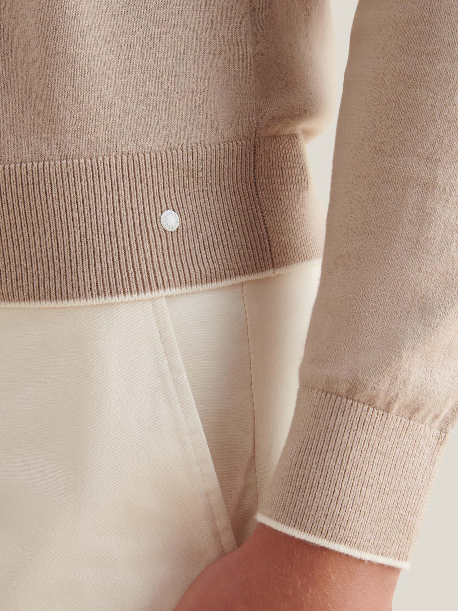 Jersey Knit Crew in Simply Taupe - Image 5