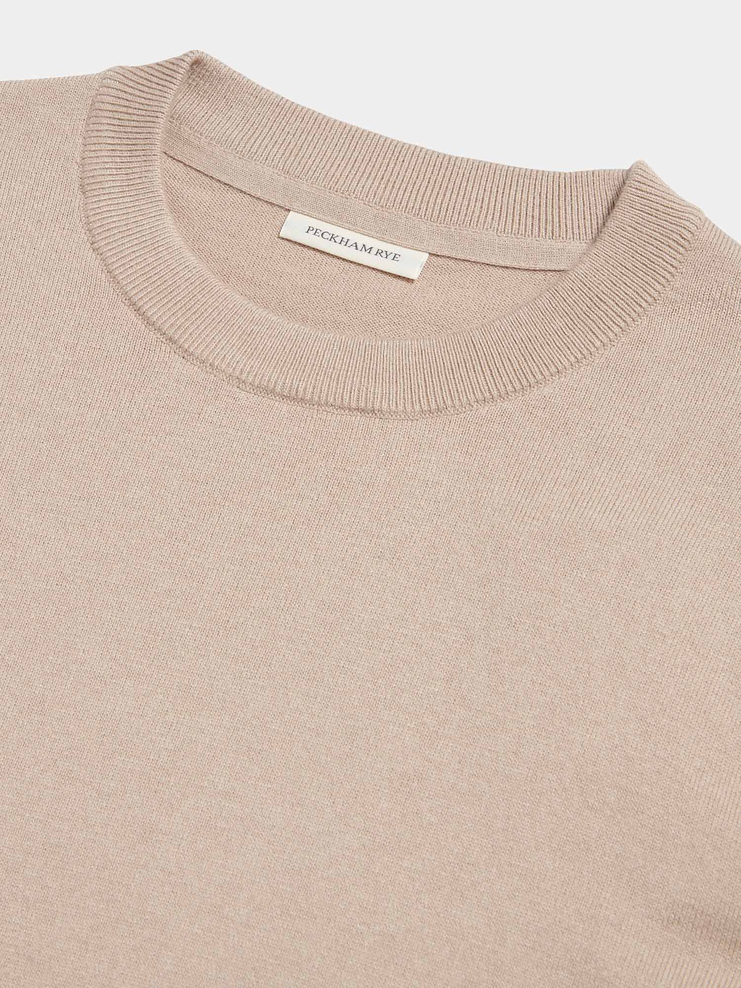 Jersey Knit Crew in Simply Taupe - Image 7