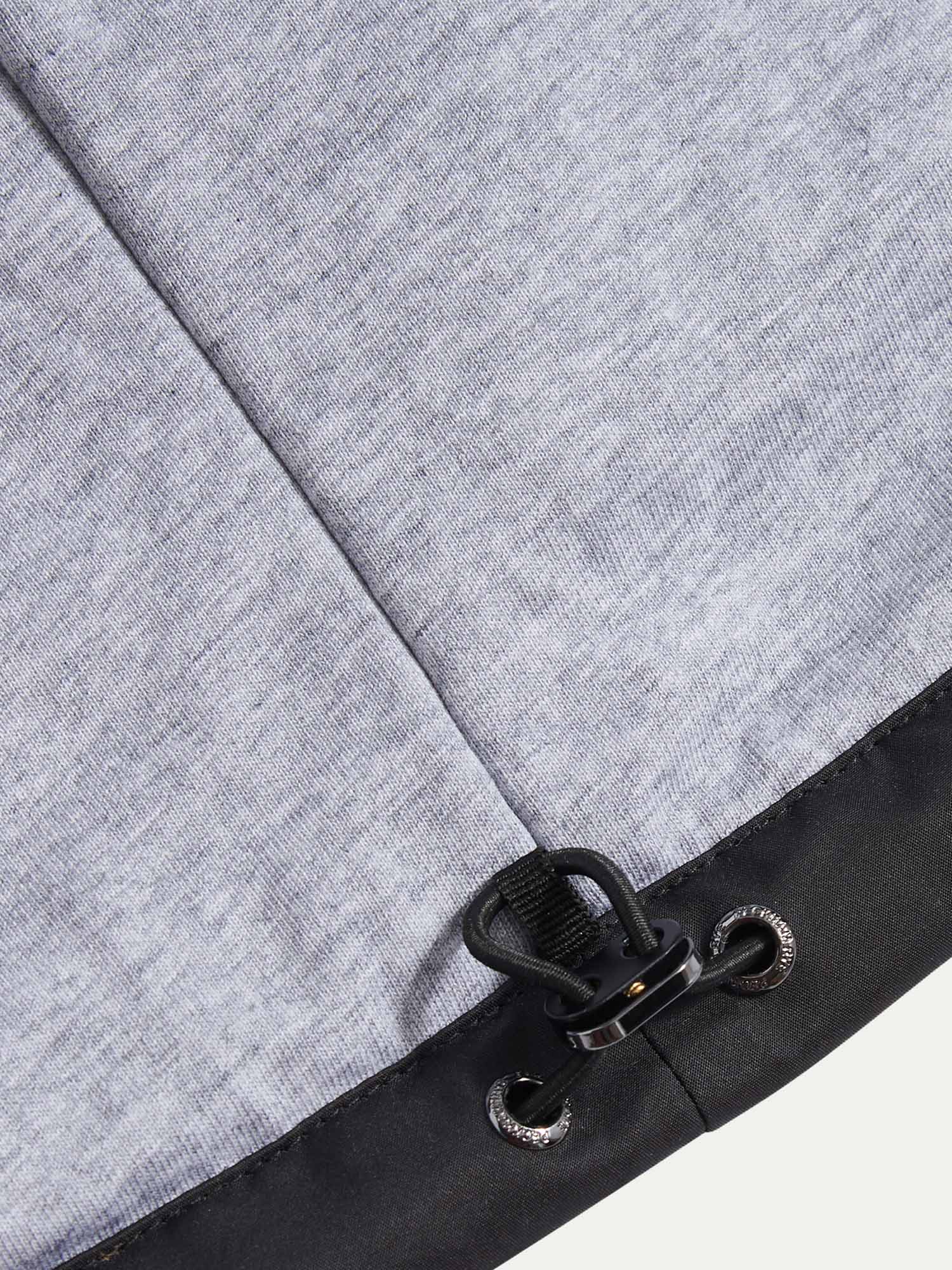 Light Padded Collar Bomber Jacket in Black - Image 11