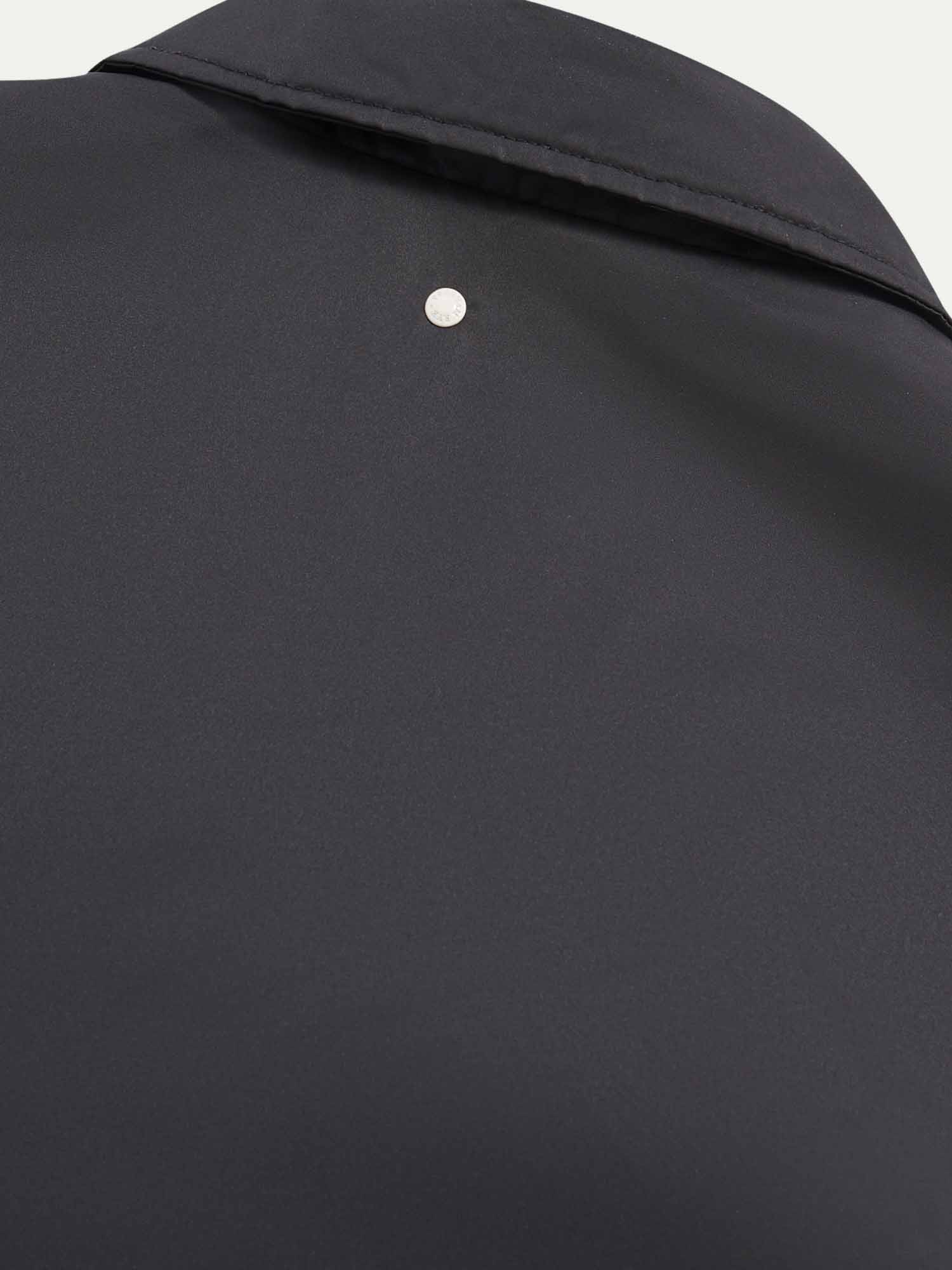 Light Padded Collar Bomber Jacket in Black - Image 9