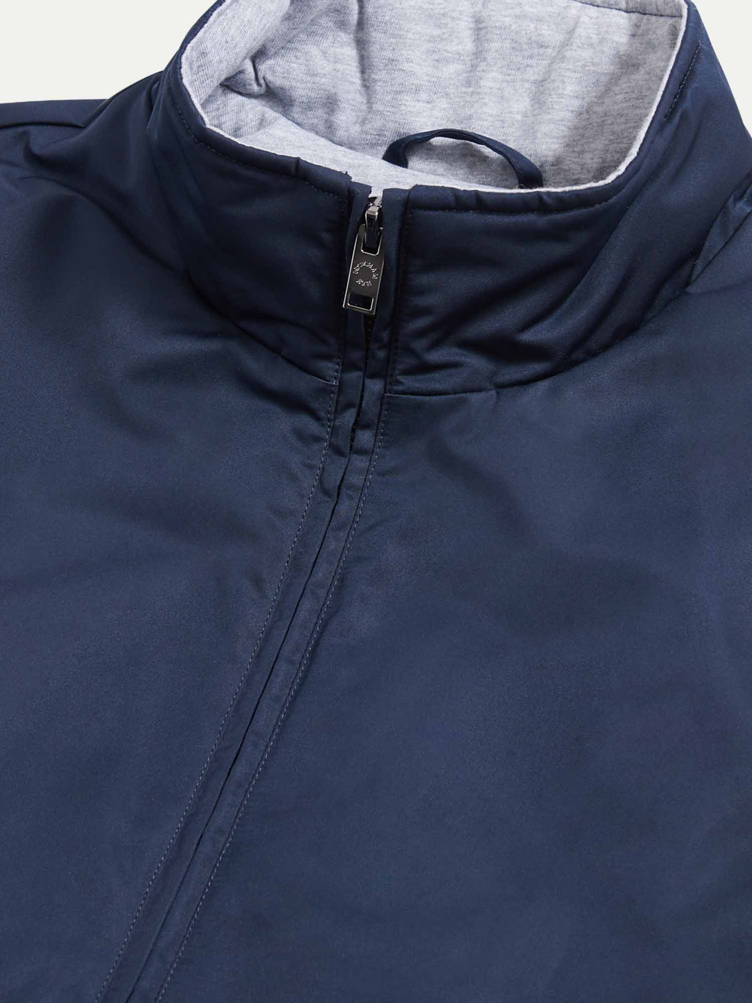 Carlton Light Padded Zip Vest in Dark Sapphire Navy - Image 8