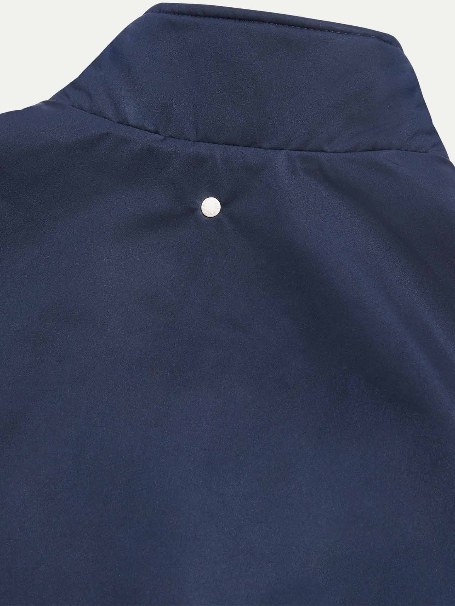 Carlton Light Padded Zip Vest in Dark Sapphire Navy - Image 9