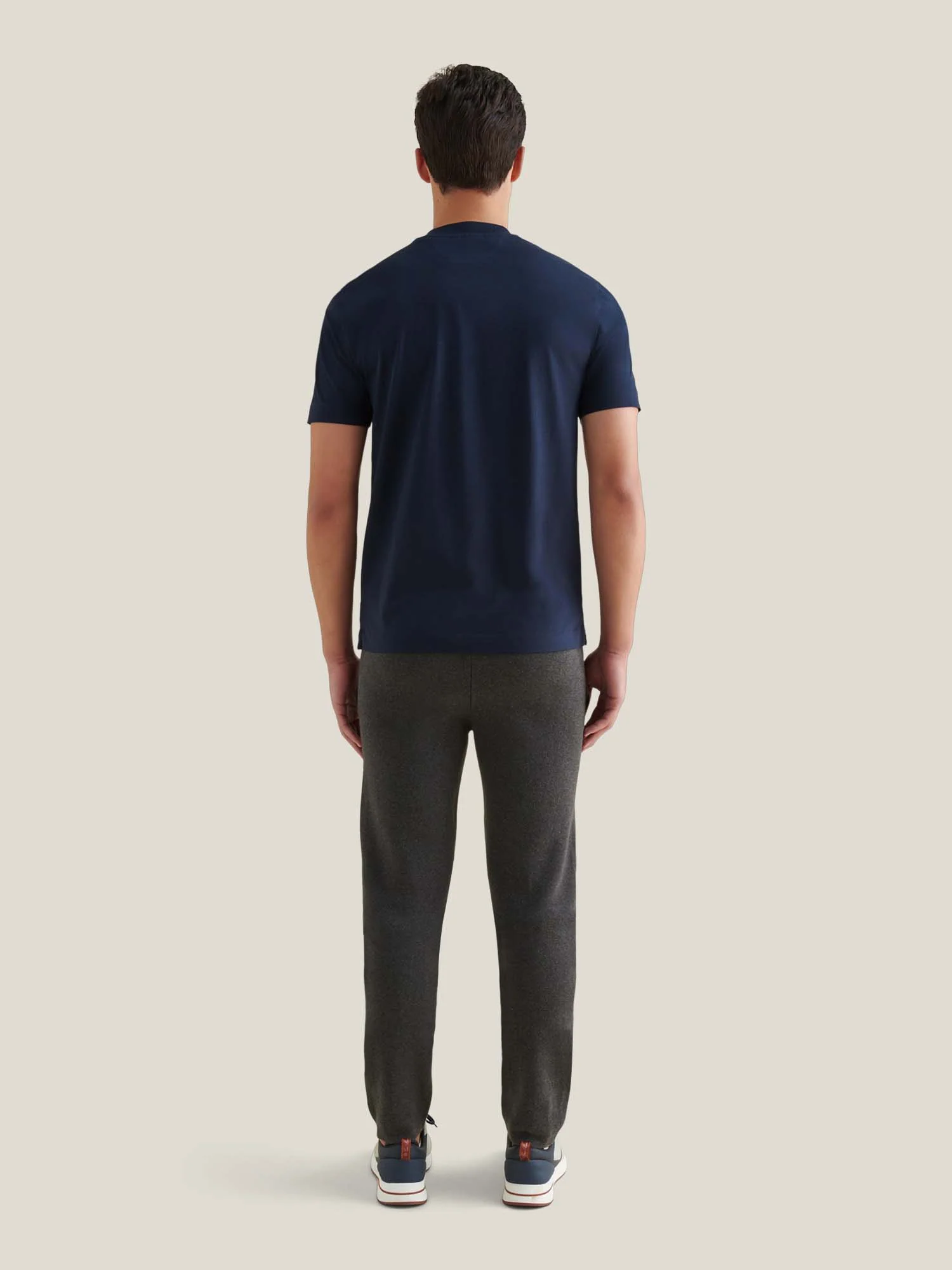 Milano Knit Jogger in Charcoal Grey - Image 4