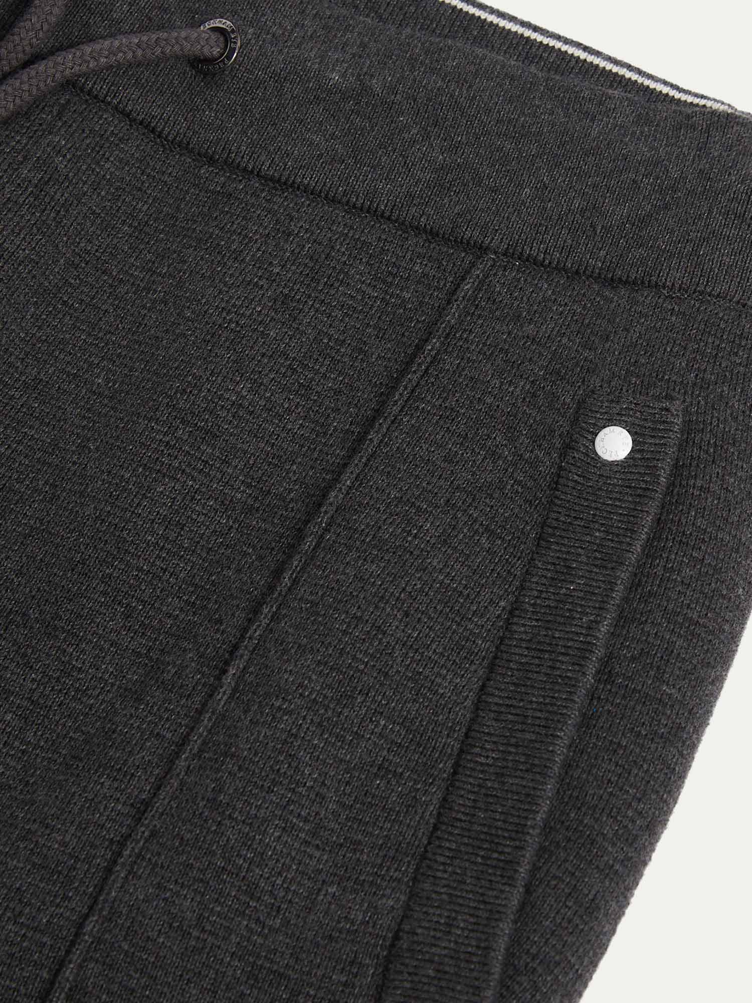 Milano Knit Jogger in Charcoal Grey - Image 8