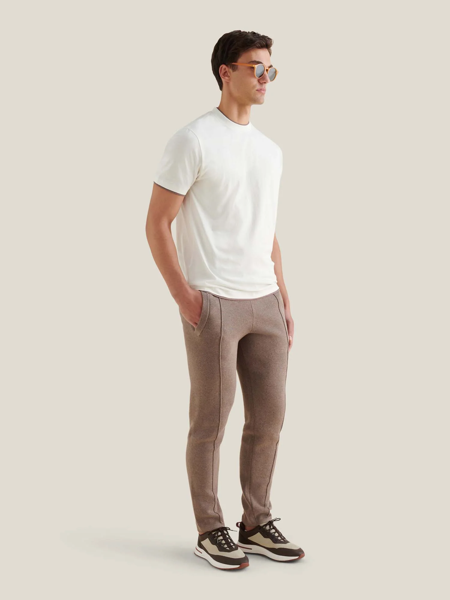 Milano Knit Jogger in Iron - Image 3