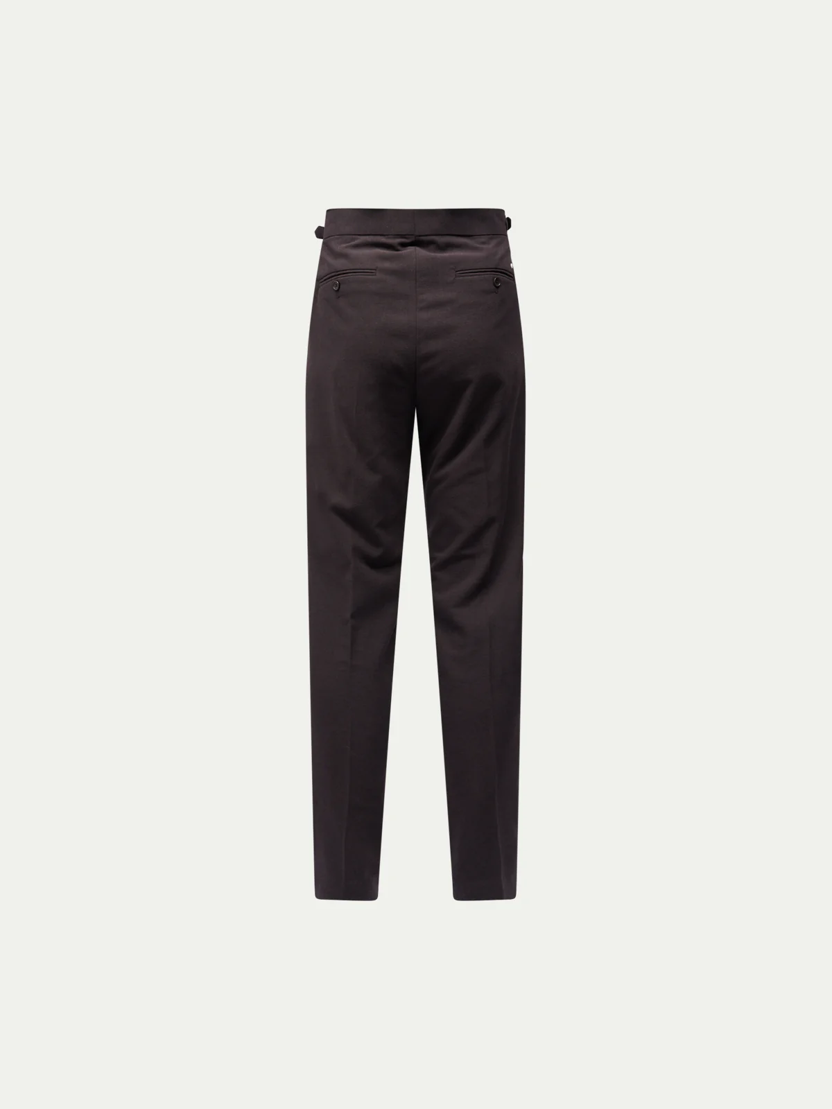 Twill Blend Smart High Waisted Trouser in Java - Image 7