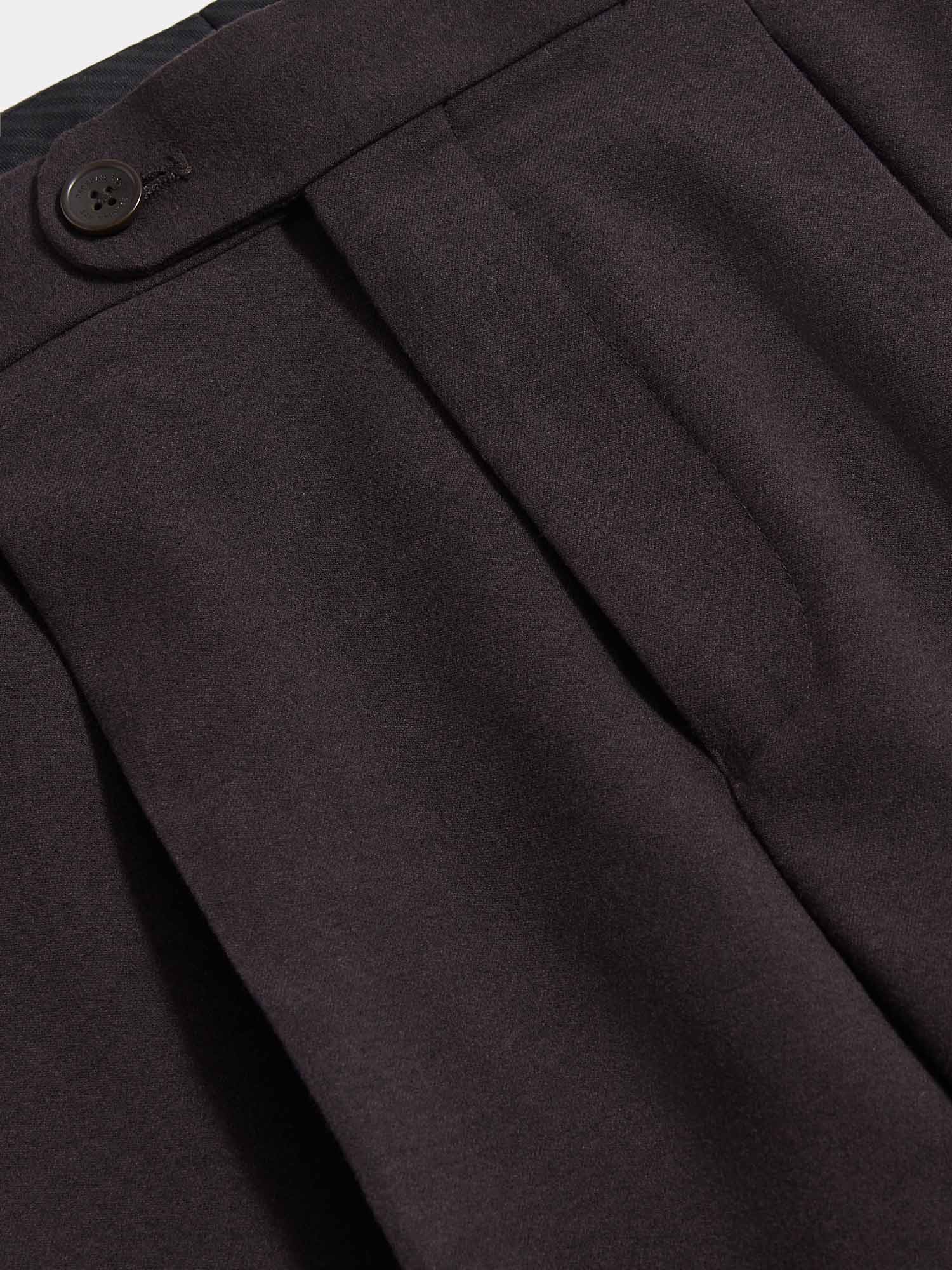 Twill Blend Smart High Waisted Trouser in Java - Image 8