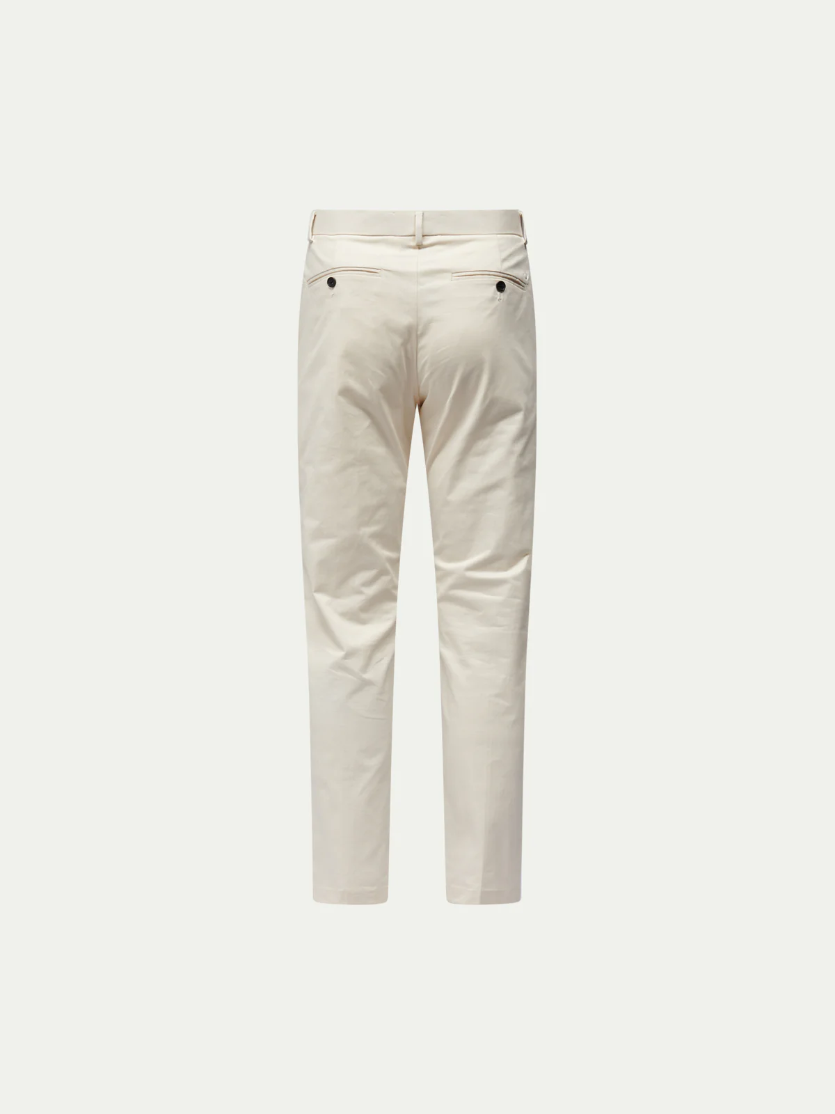 Dean Stretch Cotton Trouser in Egret - Image 7