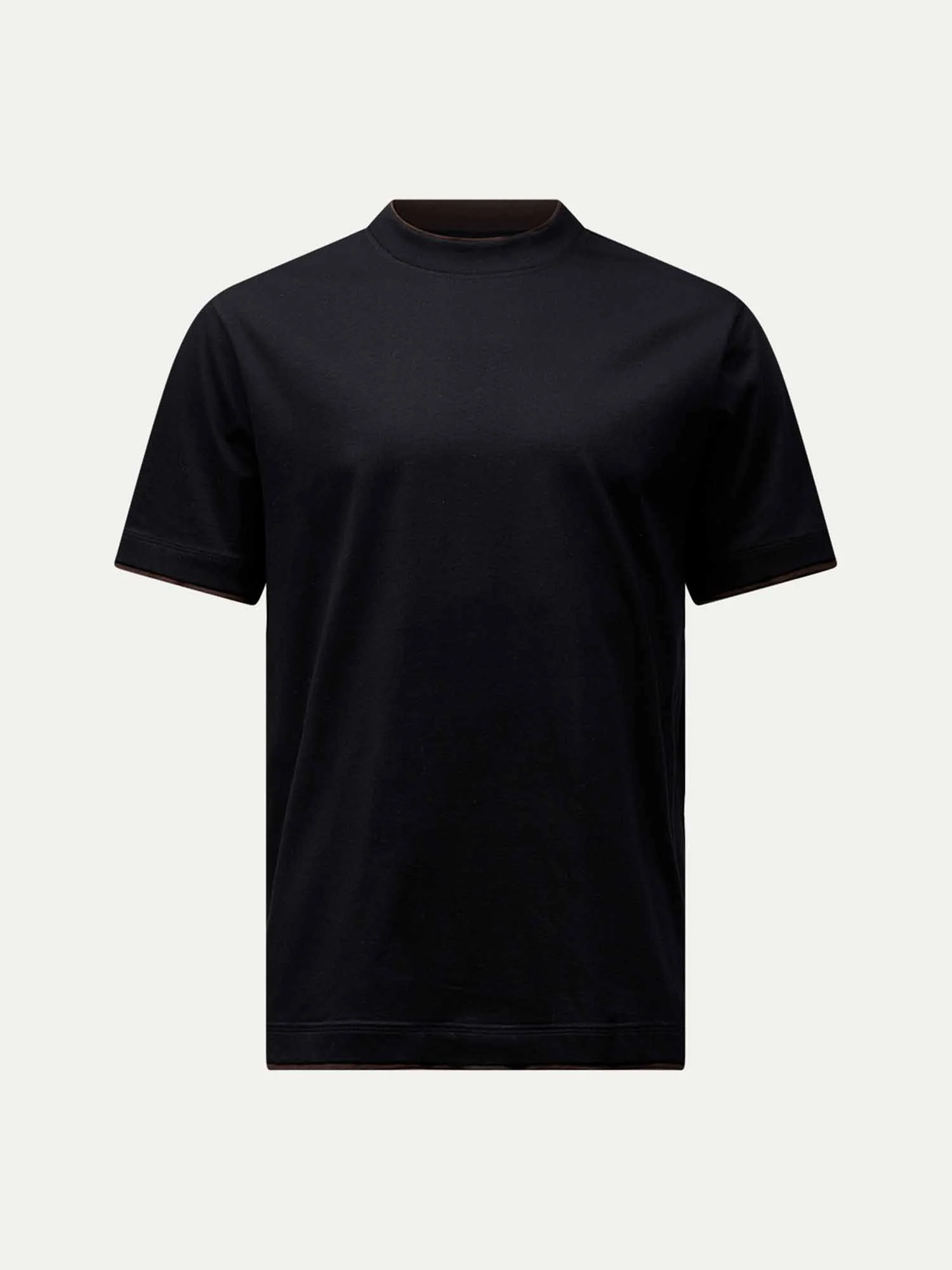 Burlington Double Layer T-Shirt in Black - Image 6