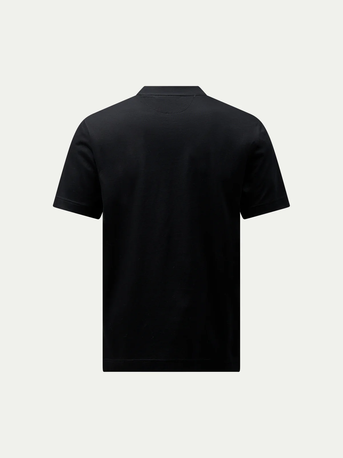 Devonshire Mercerised Cotton T-Shirt in Black - Image 11