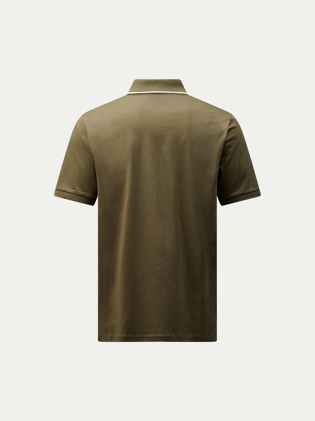 Warwick Tipped Mercerised Polo Shirt in Sea Turtle - Image 6