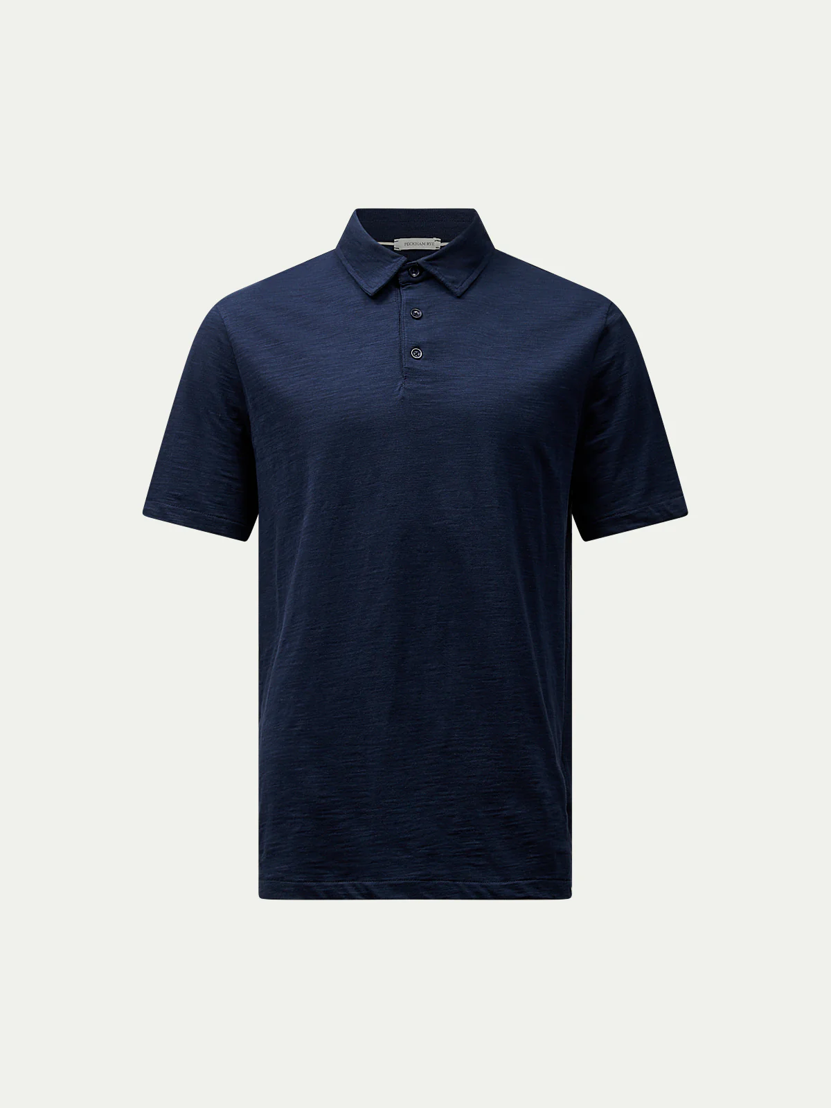 Wardour Mercerised Cotton Polo Shirt in Dark Sapphire Navy - Image 5