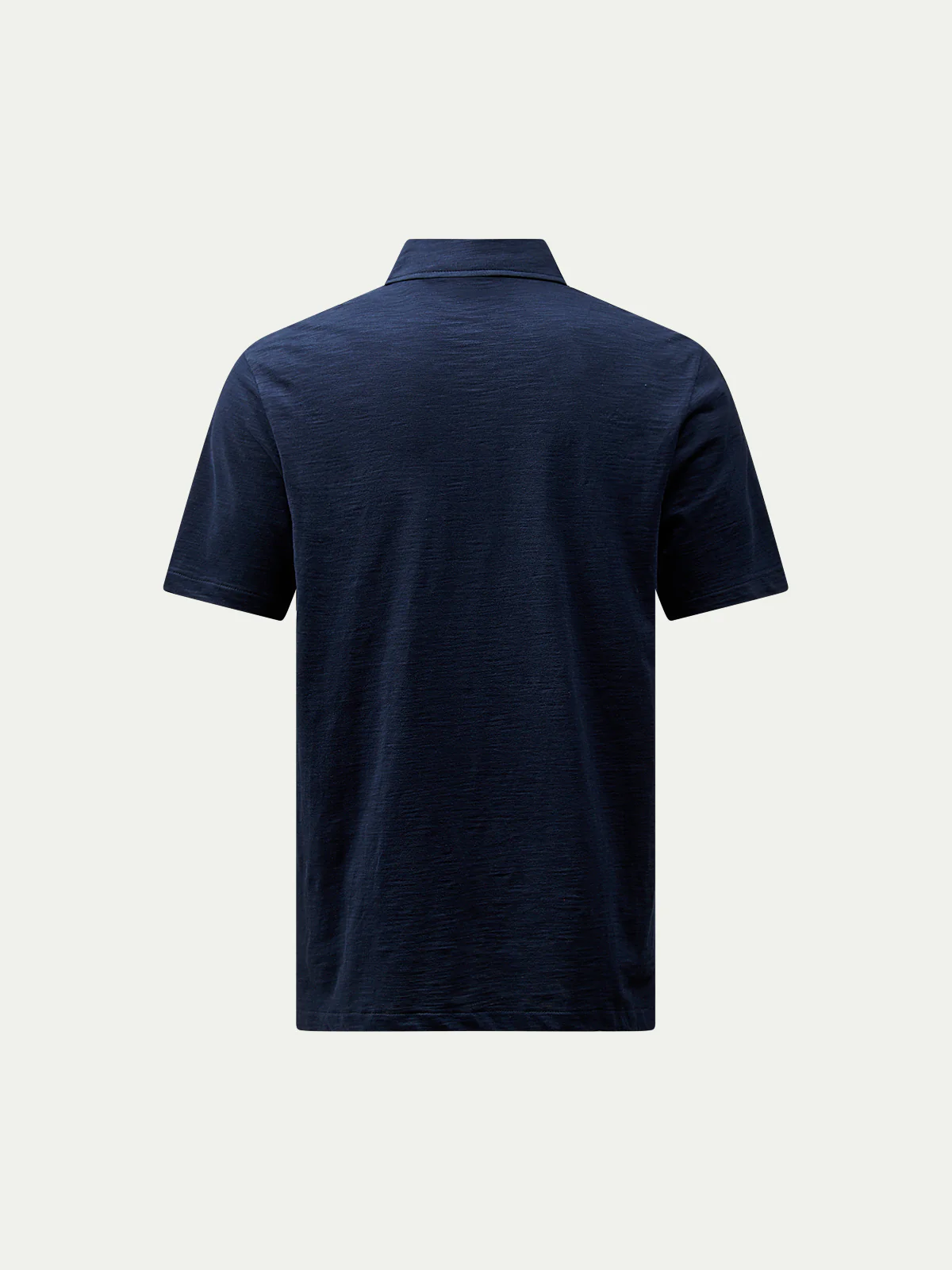 Wardour Mercerised Cotton Polo Shirt in Dark Sapphire Navy - Image 6