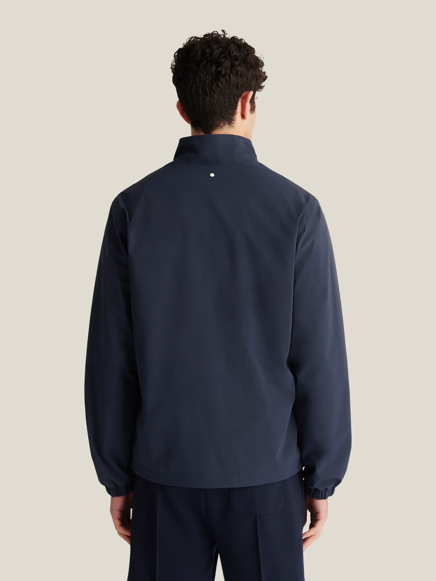 Versailles Zip Jacket in Dark Sapphire Navy - Image 4